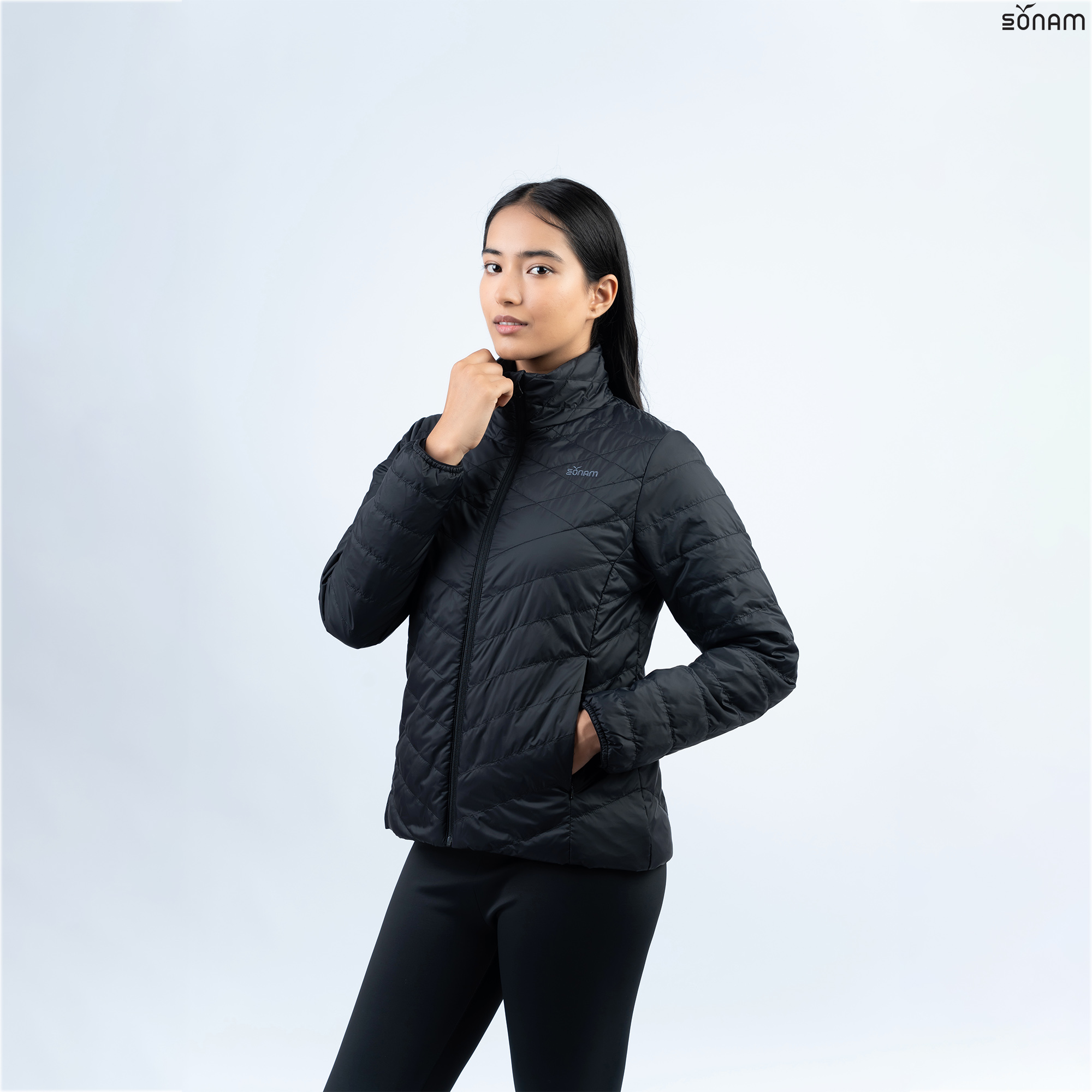 SONAM INDIRA WOMENS MATTE TAFFETA 100GSM INSULATED JACKET (FW2025) #2730