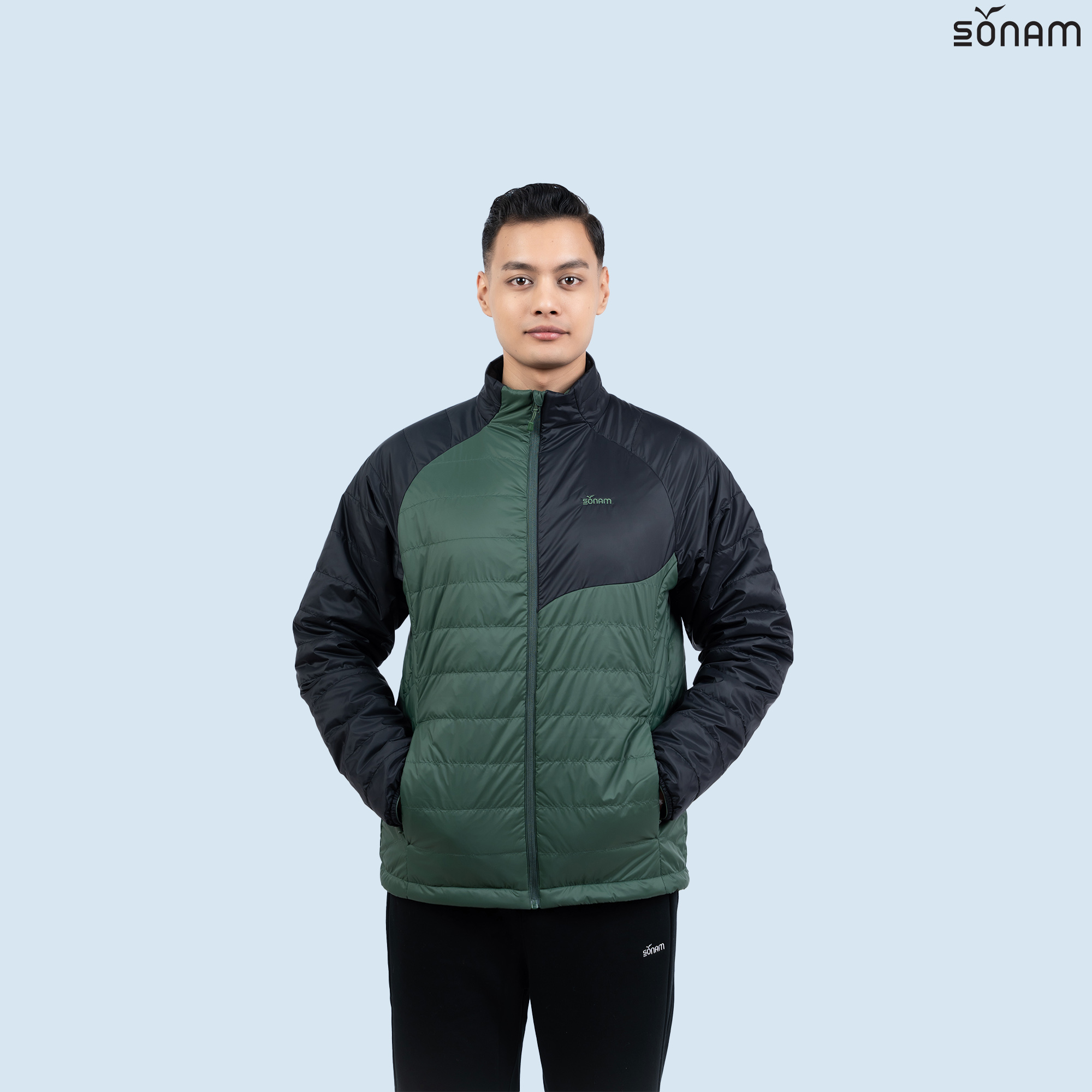 SONAM DRIME MEN'S MATTE TAFFETA 100GSM INSULATED POP JACKET (FW2025) #2727