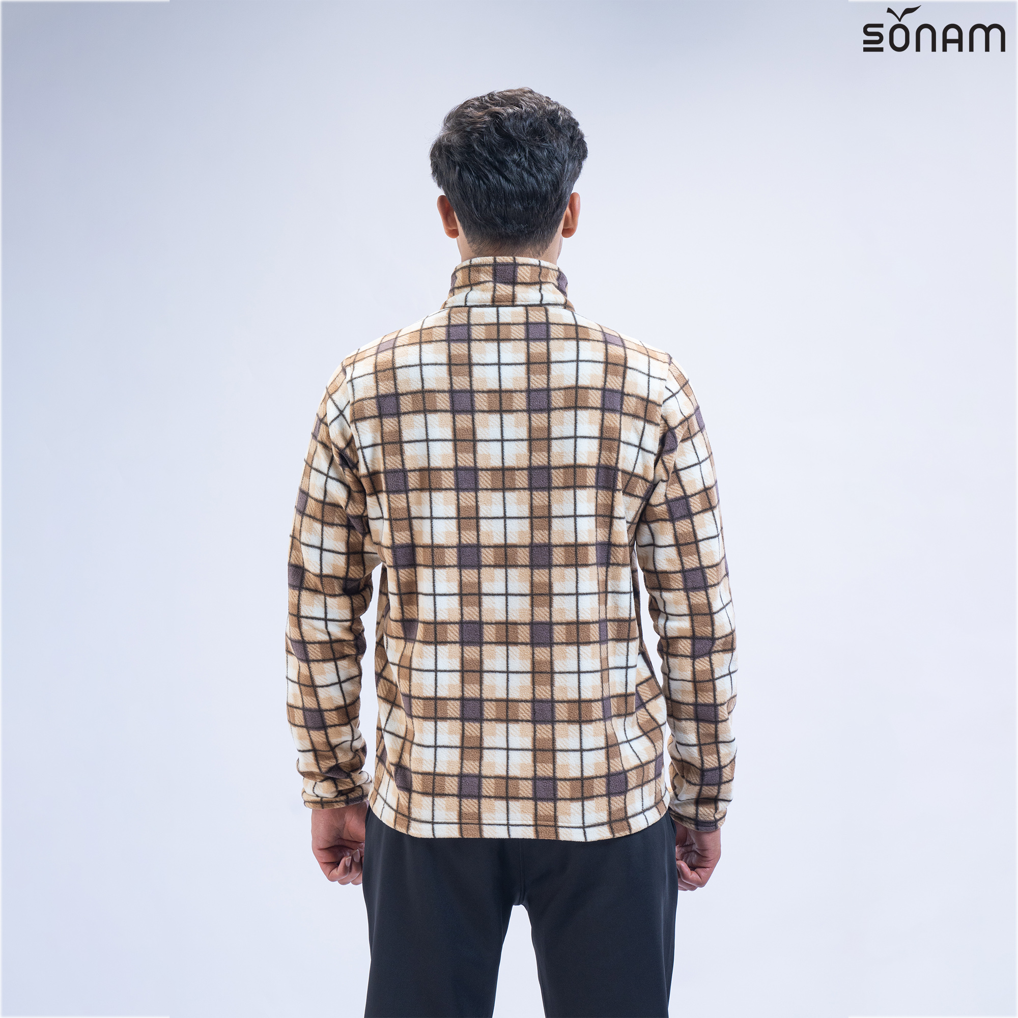 SONAM WANGDAK UNISEX PLAID MICROTOP (FW2023) #2197