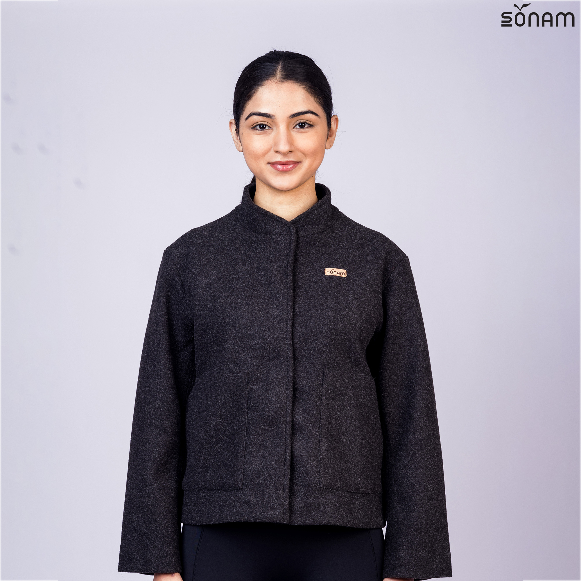SONAM AIKYAA WOMEN'S WOOLEN JACKET (FW2024) #2598