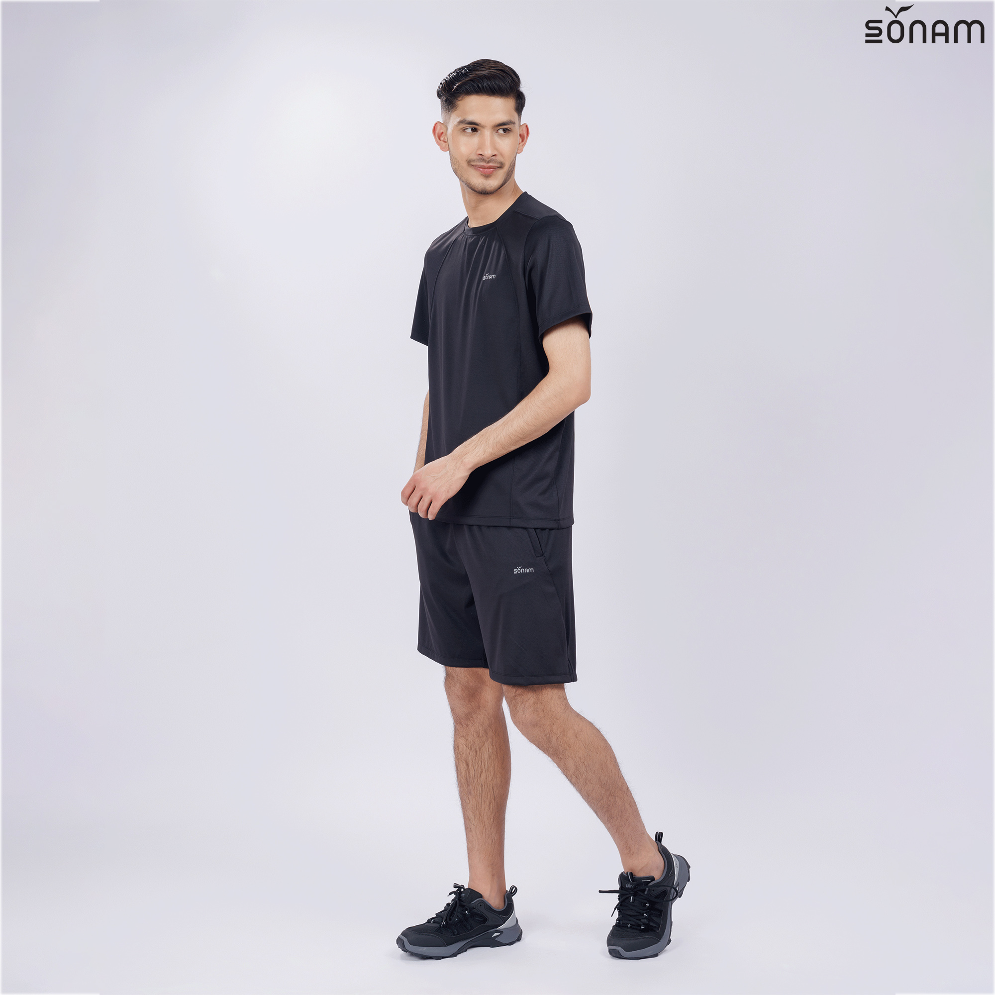 SONAM CHOIDUP MENS BASKET WEAVE DRY FIT T-SHIRT (SS2025) #2631