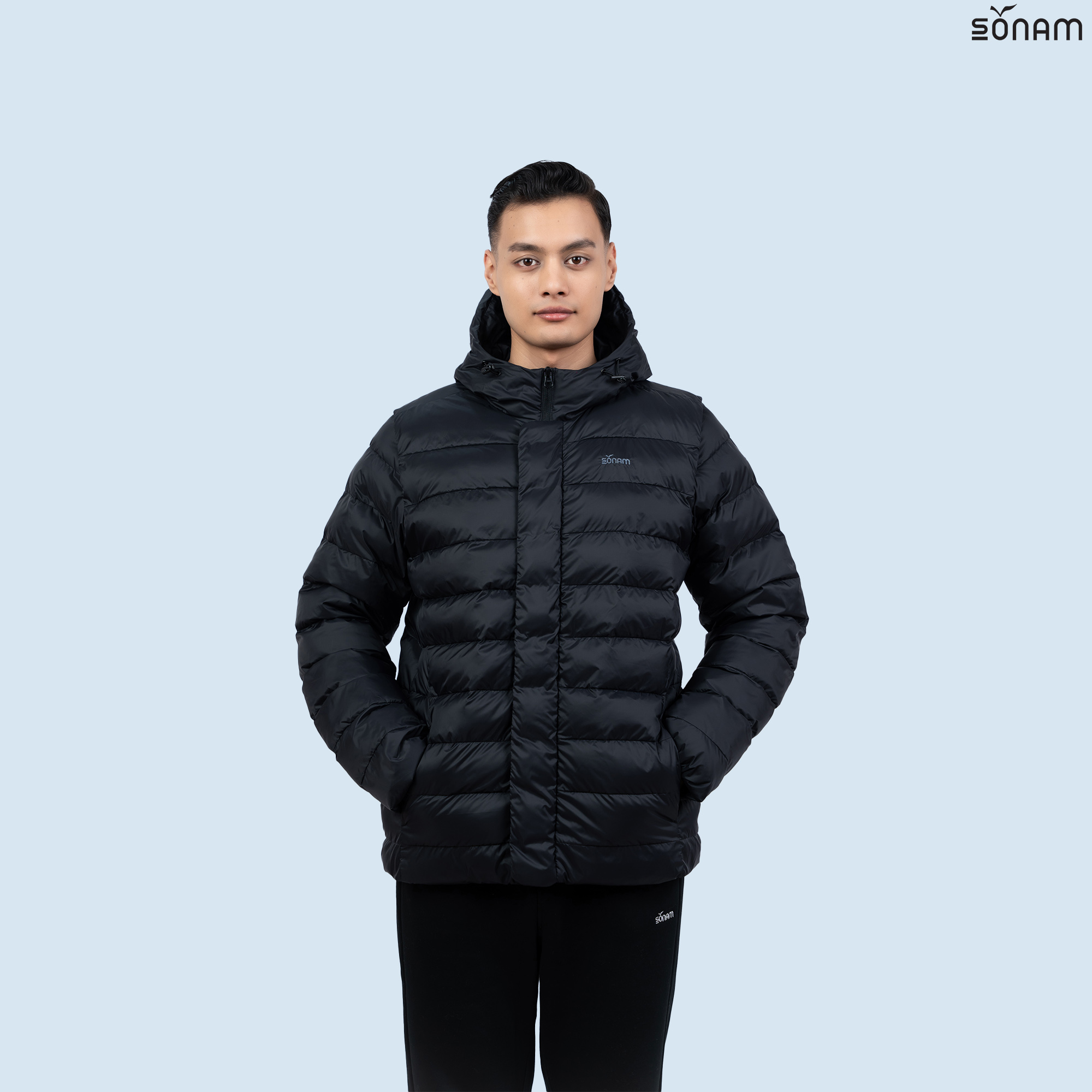 SONAM CHOKLE MENS MATTE TAFFETA THERMOFIBER JACKET (FW2025) #2729