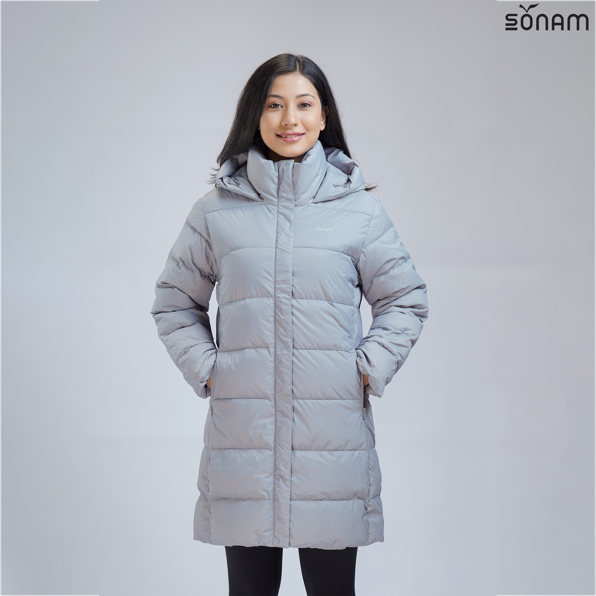 SONAM LASYA WOMEN'S MATTE LONG DOWN JACKET(FW2023) #1873 