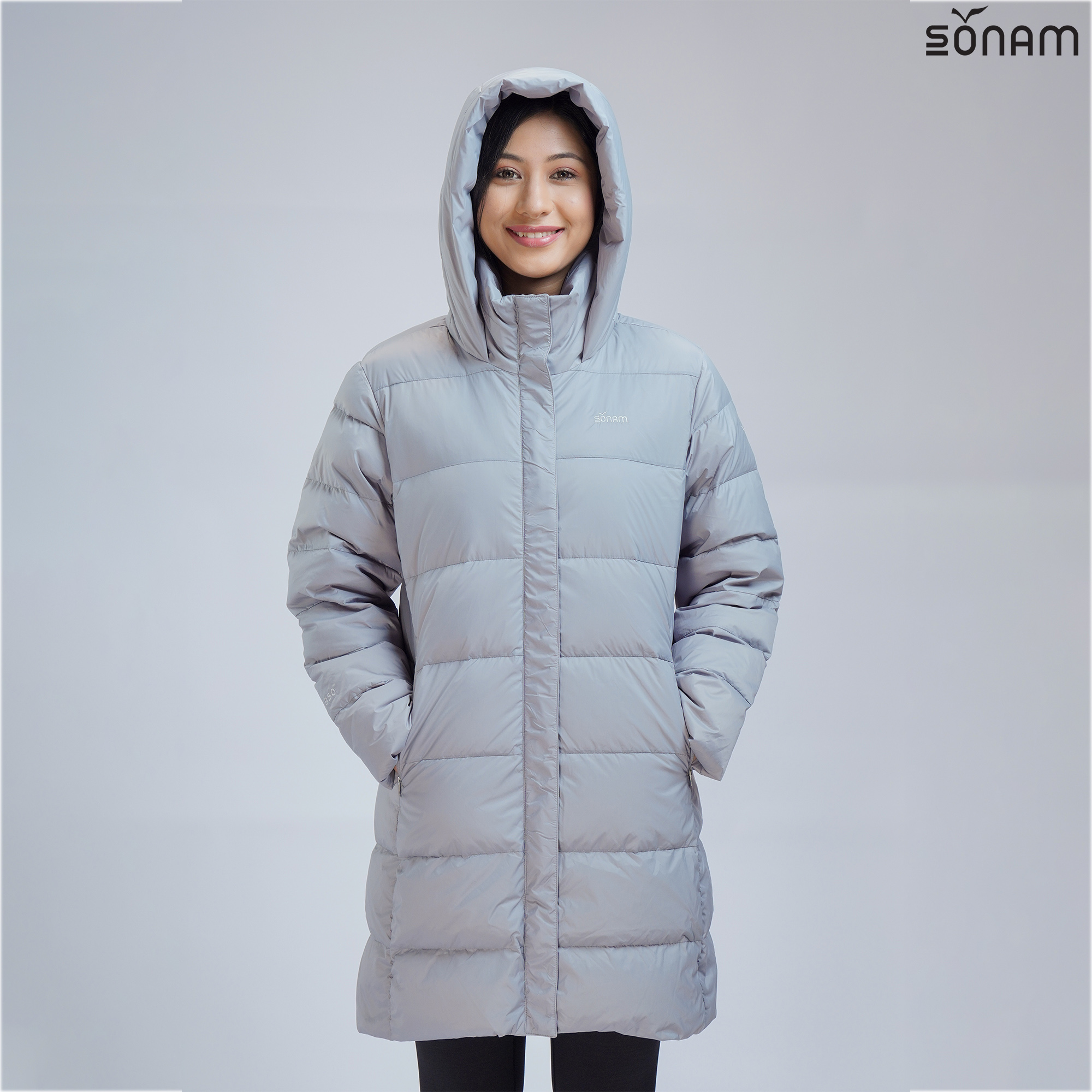 SONAM LASYA WOMEN'S MATTE LONG DOWN JACKET(FW2023) #1873 