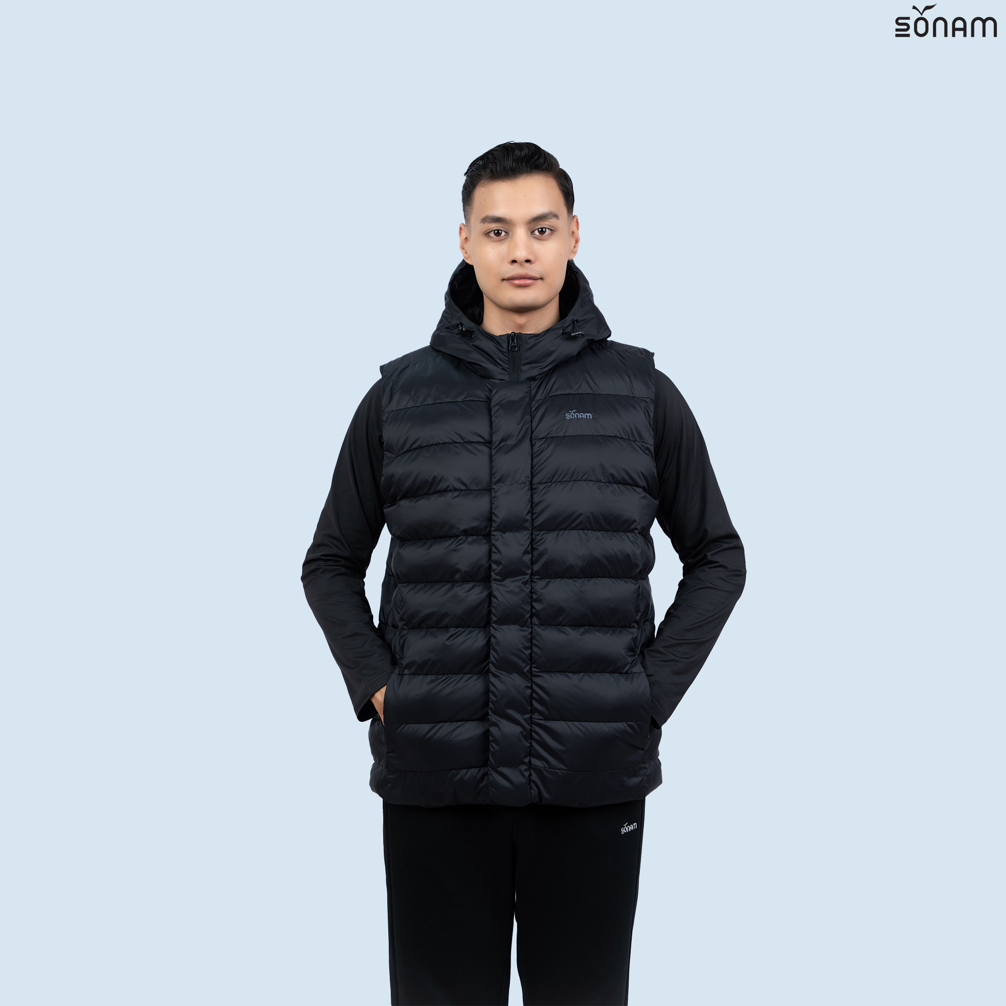 SONAM CHOKLE MENS MATTE TAFFETA THERMOFIBER JACKET (FW2025) #2729