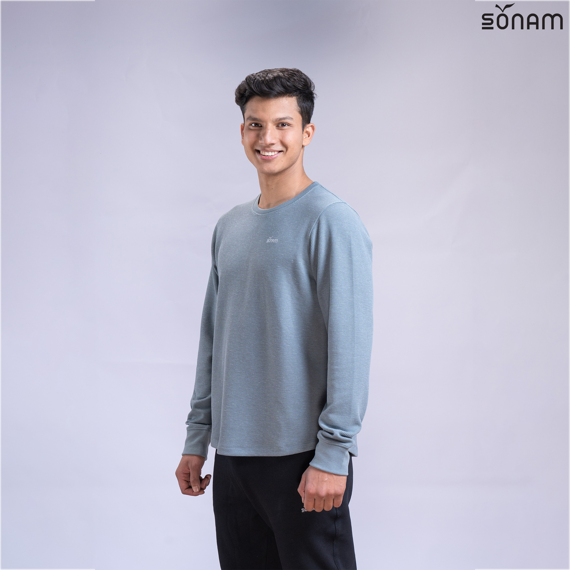 SONAM NAM-KHA UNISEX THIN WAFFLE SWEATSHIRT  (SS2024) #2320