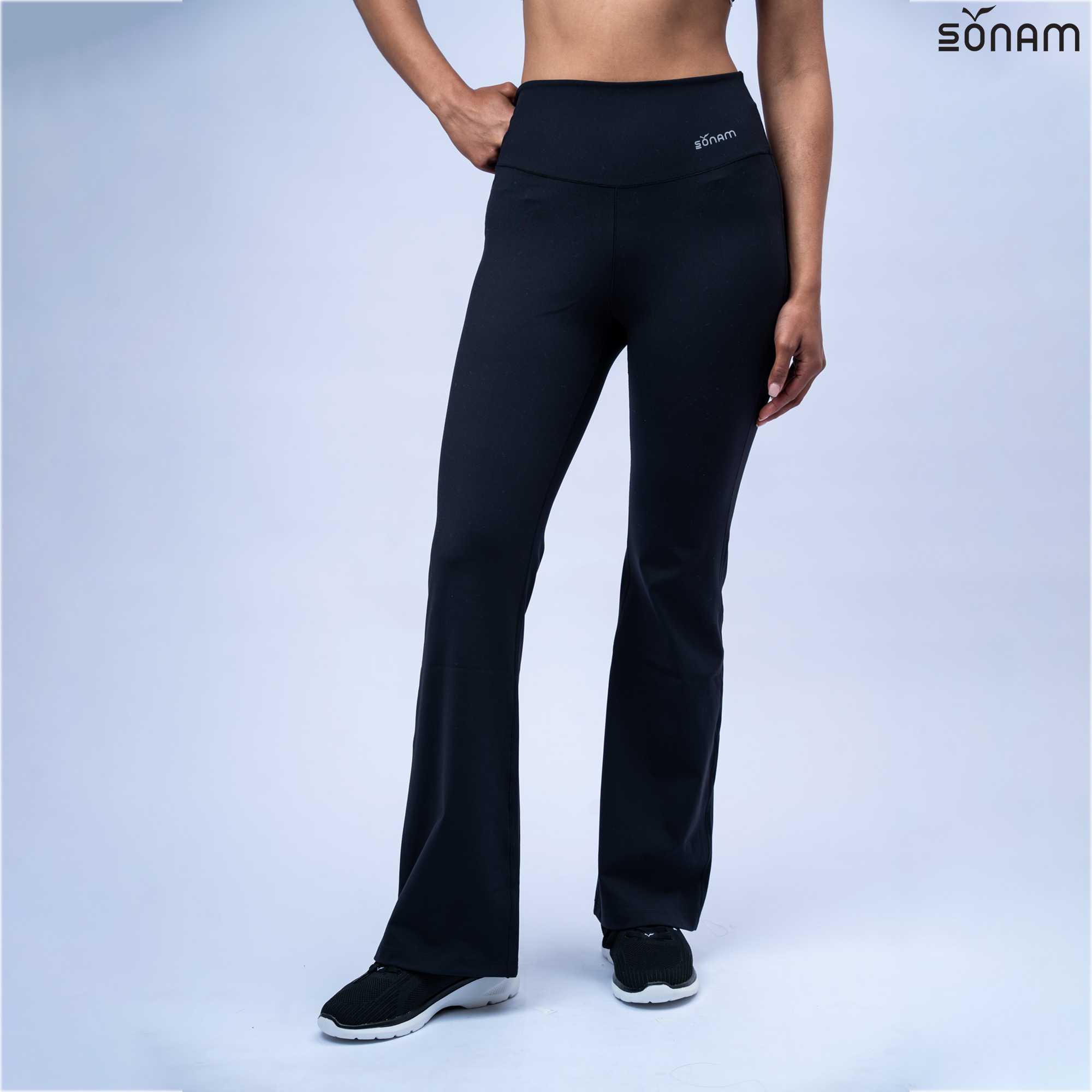 SONAM CHOZOM WOMEN'S LULU SPANDEX WIDE LEG LEGGINS (SS2026) #2944