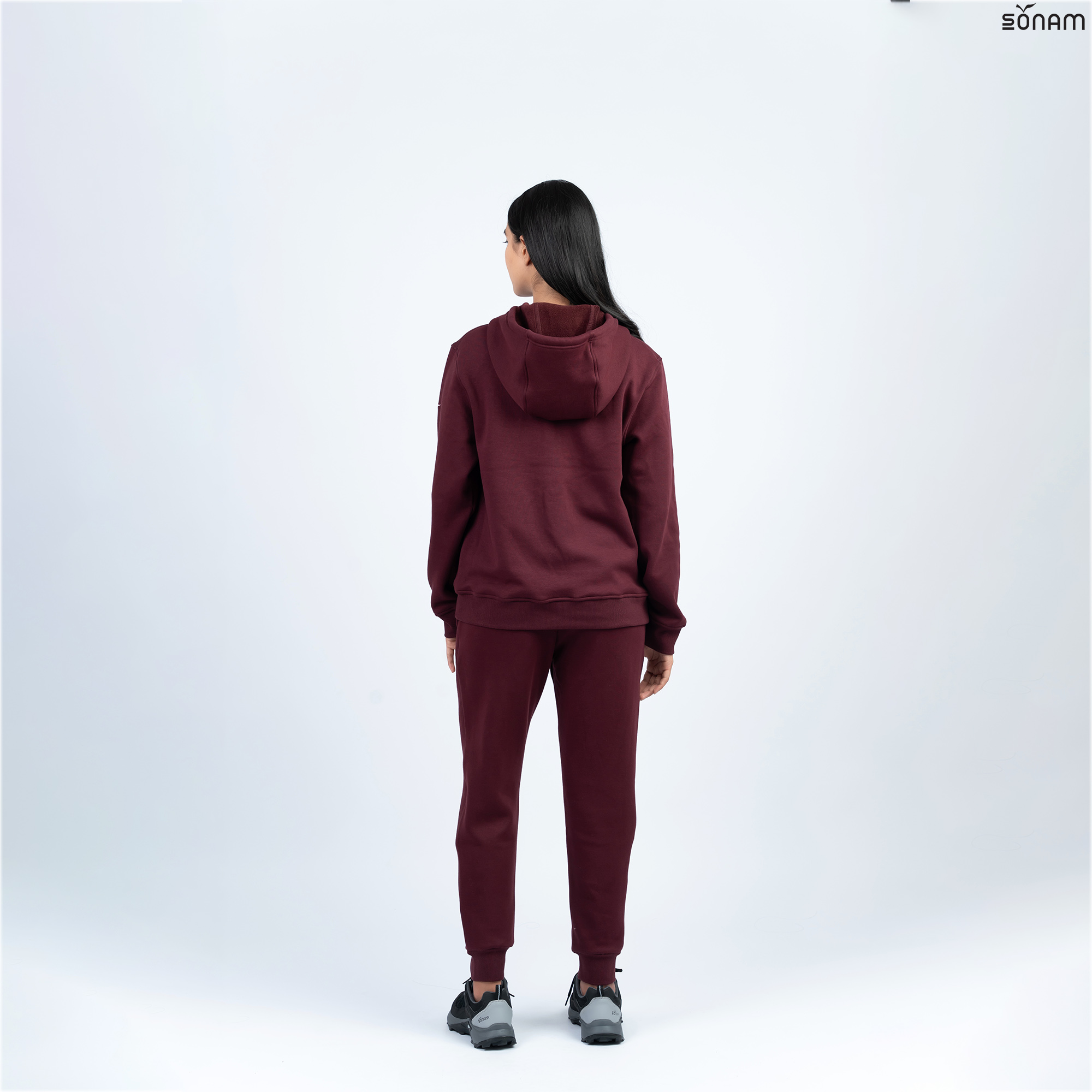 SONAM AKAR UNISEX TERRY FLEECE HOODED ZIPPED JACKET (FW2025) #2751