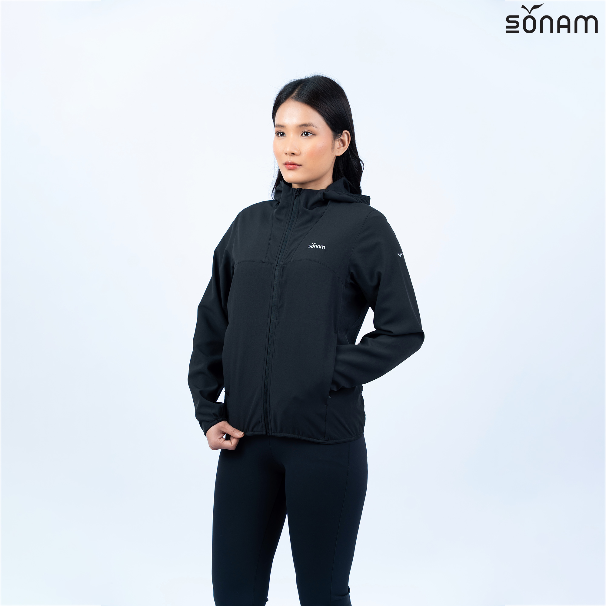 SONAM ARIES WOMENS DOTTED COTTON WINDCHEATER (SS2026) #2838