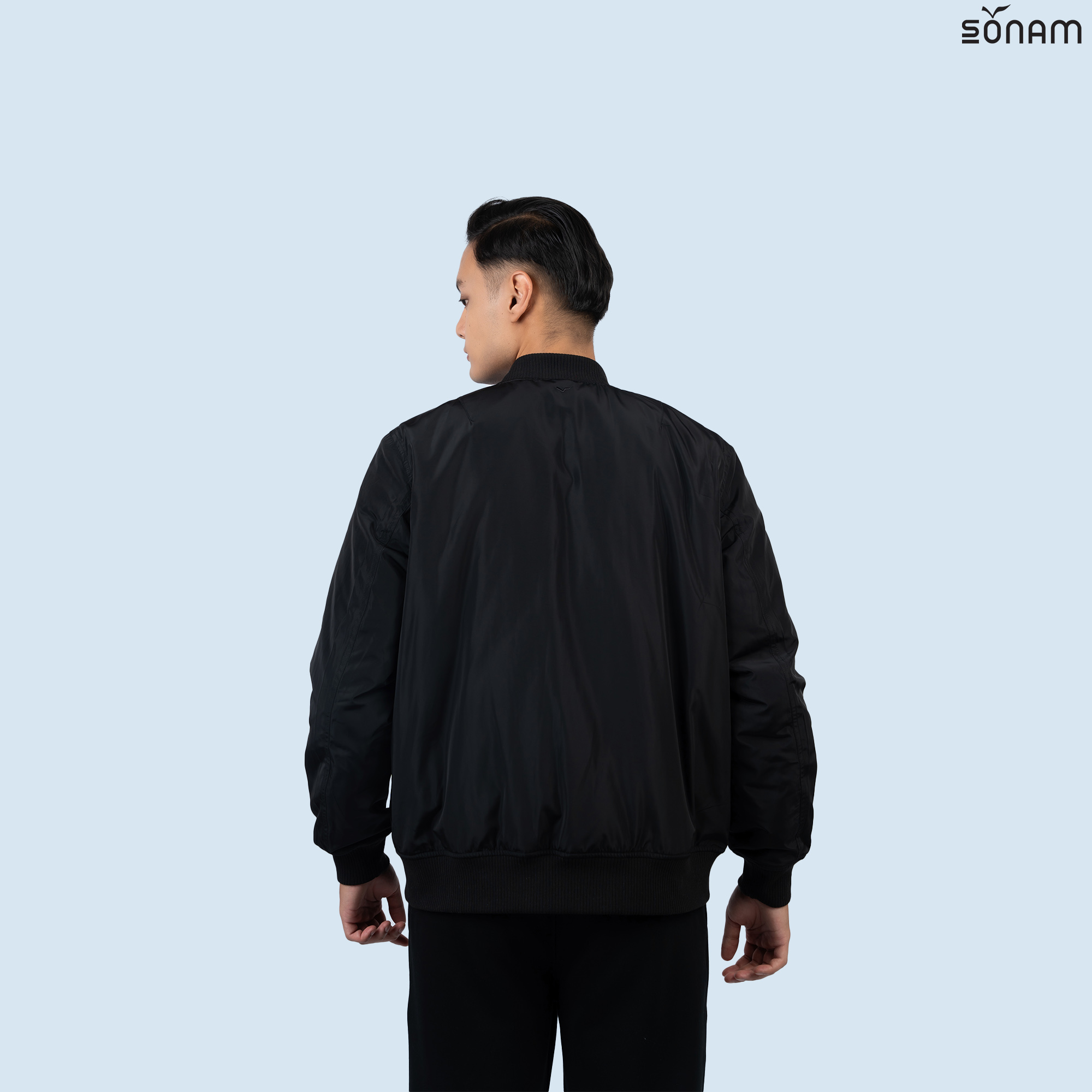 SONAM DRUKPA UNISEX SHINY JAPANESE TAFFETA 150 GSM INSULATED BOMBER JACKET (FW2025) #2774