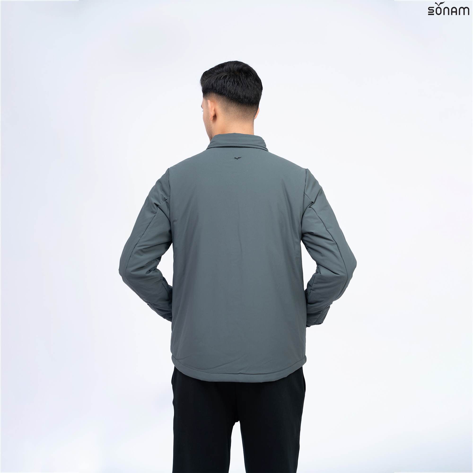 SONAM NULLU MEN'S FLANNEL REVERSIBLE 150 GSM PADDED SHACKET (FW2025) #2470