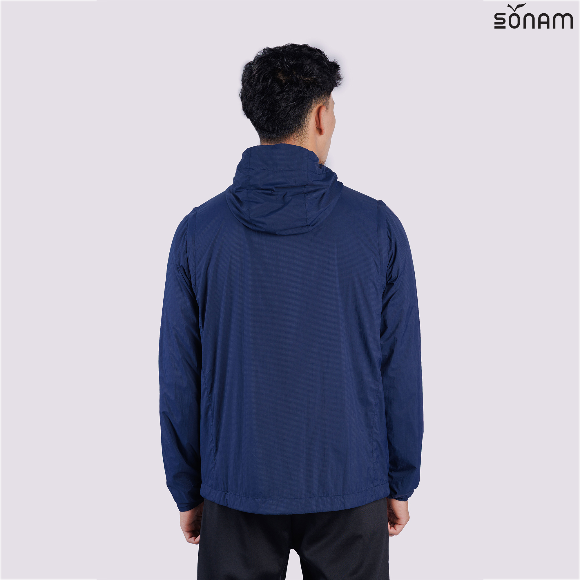 SONAM JAMLING MEN'S SKIN WEAR WINDPROOF WINDCHEATER WITH DETACHABLE SLEEVE (SS2025) #2654