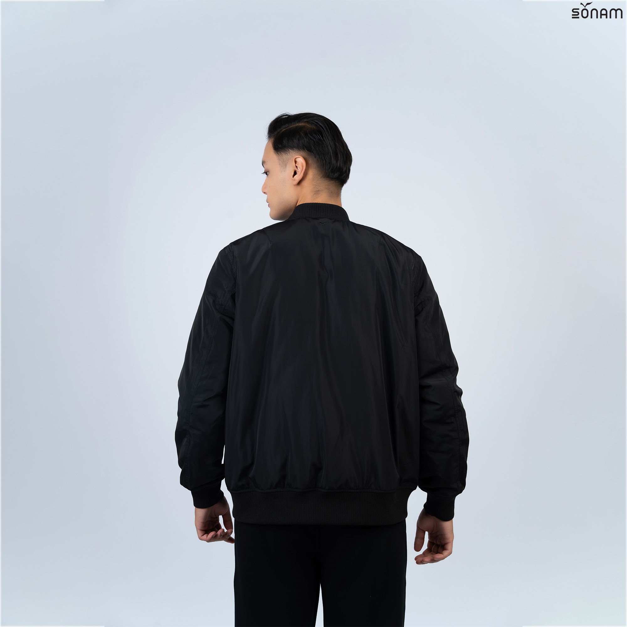 SONAM DRUKPA UNISEX SHINY JAPANESE TAFFETA 150 GSM INSULATED BOMBER JACKET (FW2025) #2774