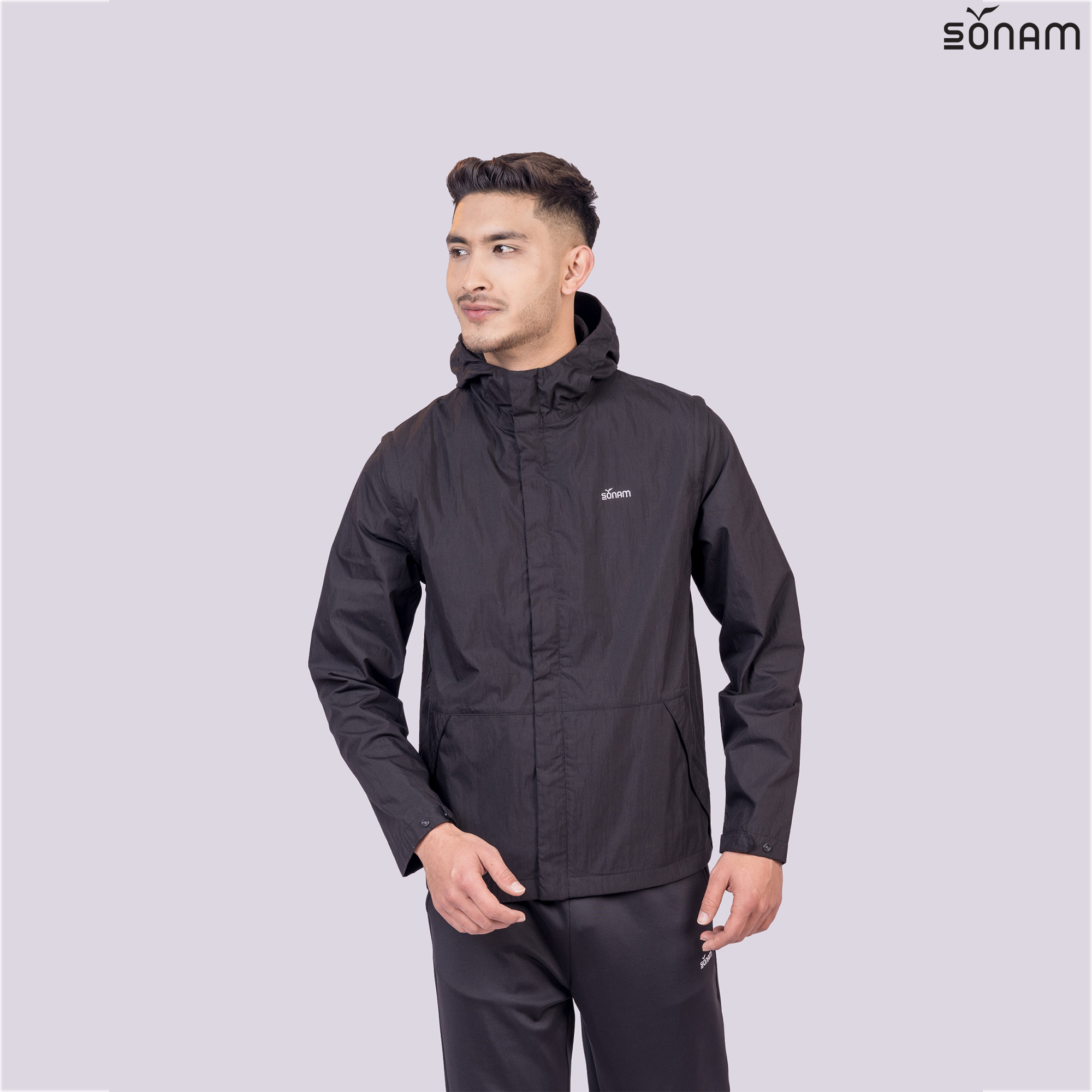 SONAM TAKEO MEN'S JACKET WITH DETACHABLE SLEEVE (SS2025) #2587