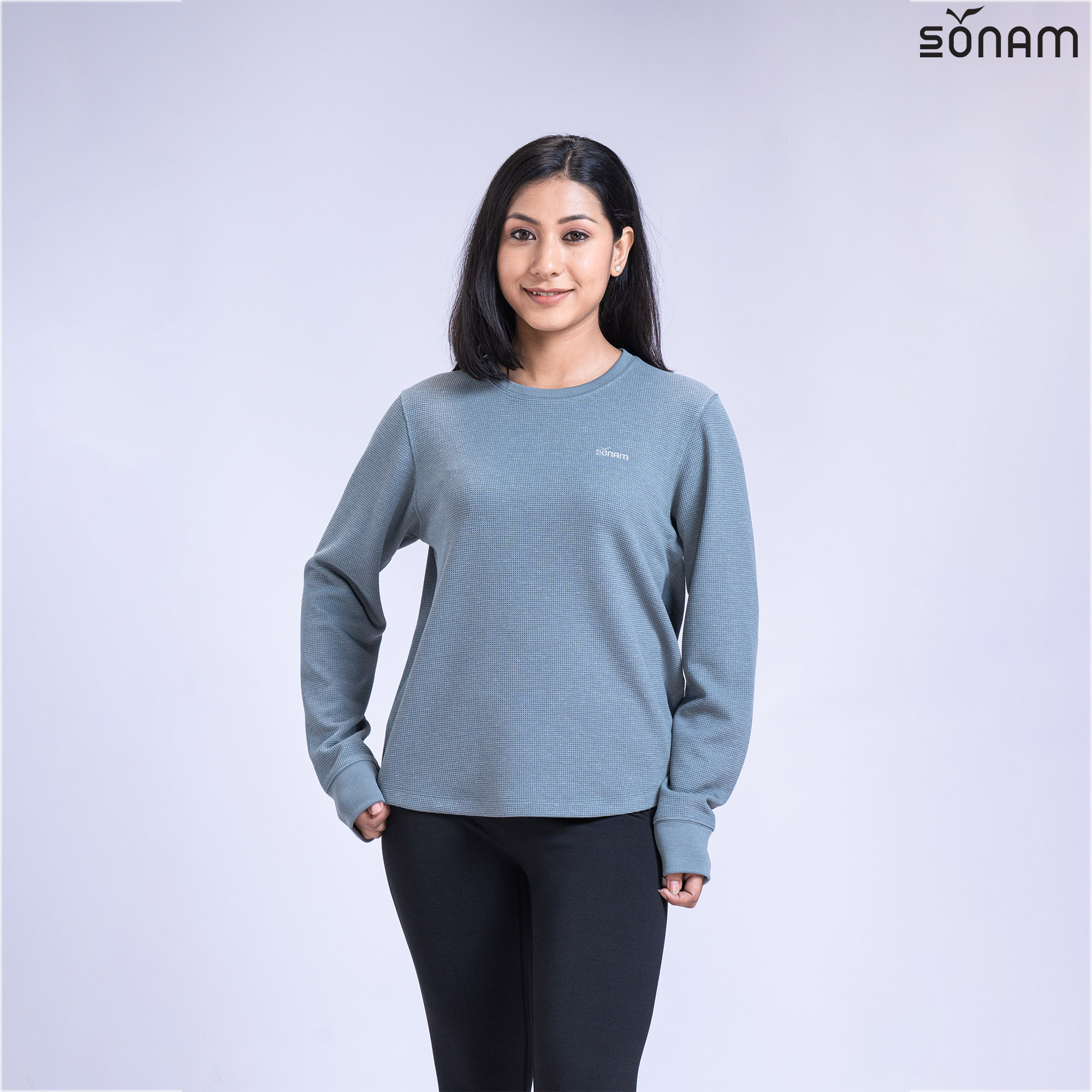 SONAM NAM-KHA UNISEX THIN WAFFLE SWEATSHIRT  (SS2024) #2320