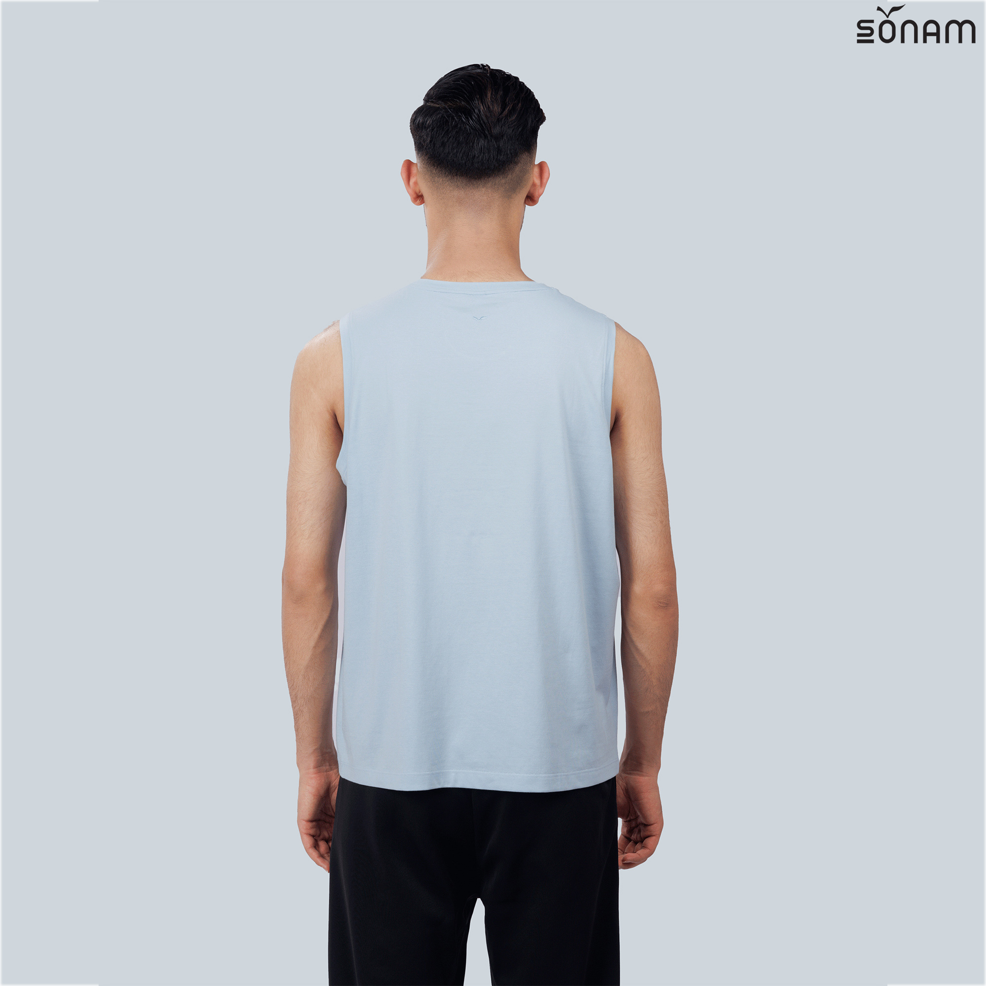SONAM DAVIS MEN'S COTTON SINGLE JERSEY VEST (SS2025) #2619