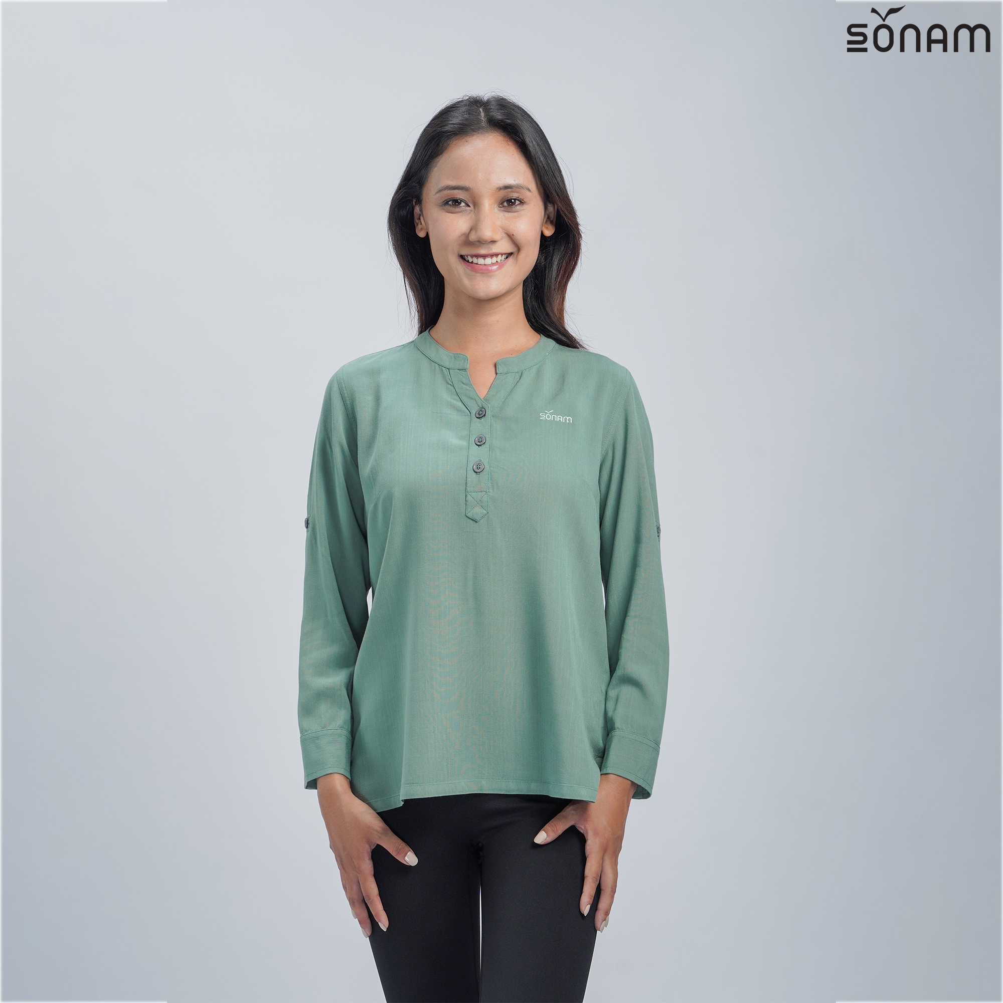 SONAM AMBUJA WOMEN'S RAYON TOP (SS2023) #2093