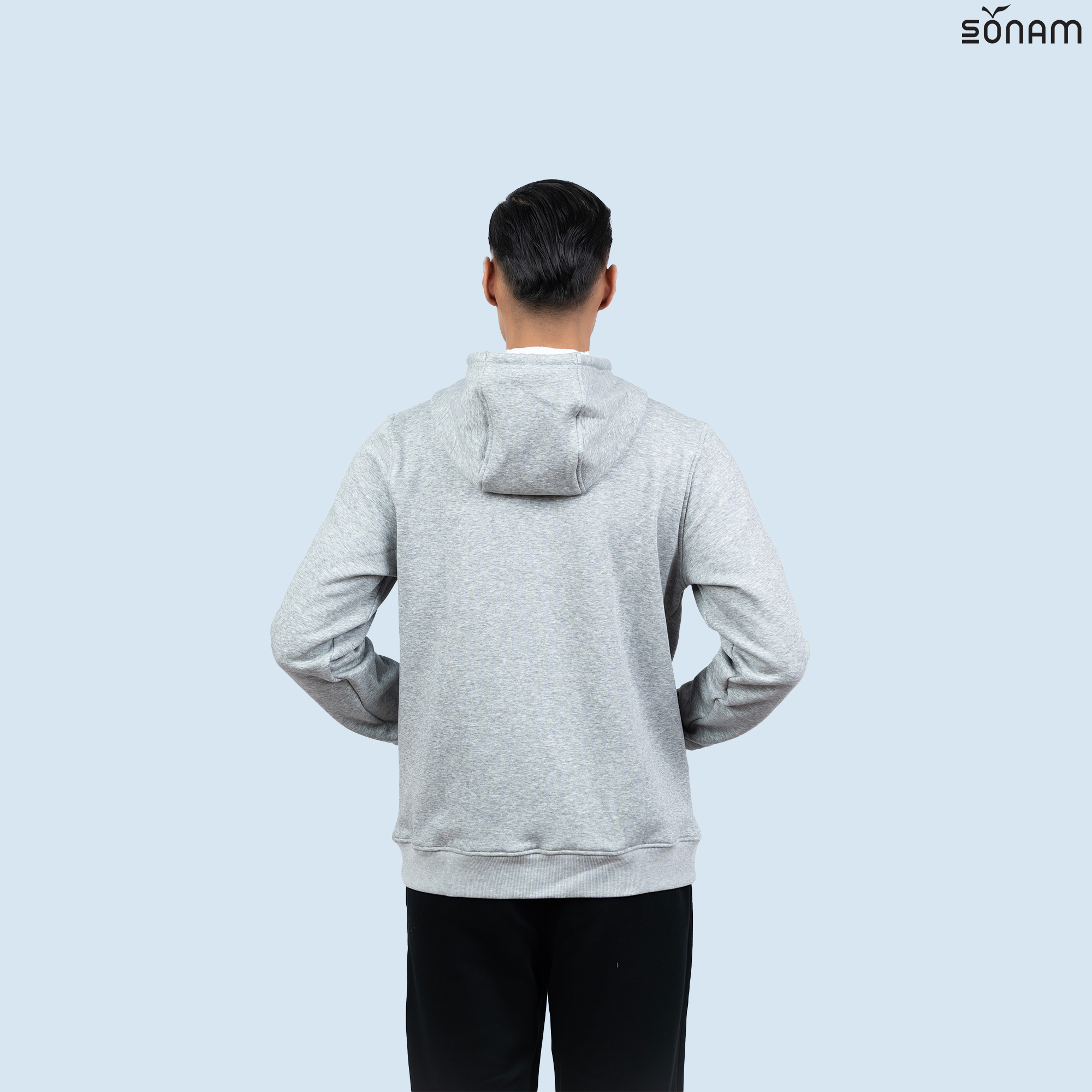 SONAM AKAR UNISEX TERRY FLEECE HOODED ZIPPED JACKET (FW2025) #2751