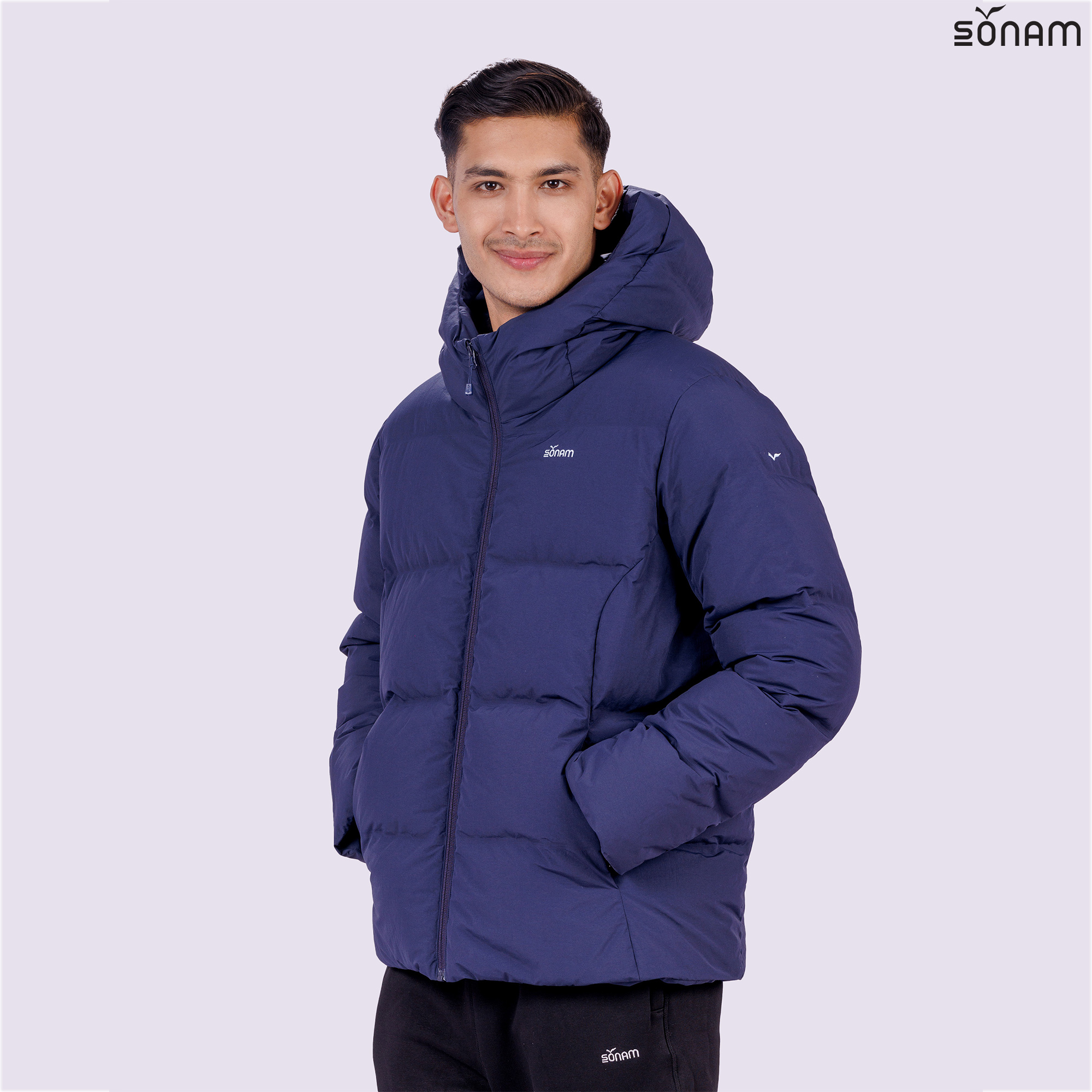 SONAM KONA MEN'S JAPNESE TAFFETA  PUFFY DOWN JACKET (FW2024) #2543