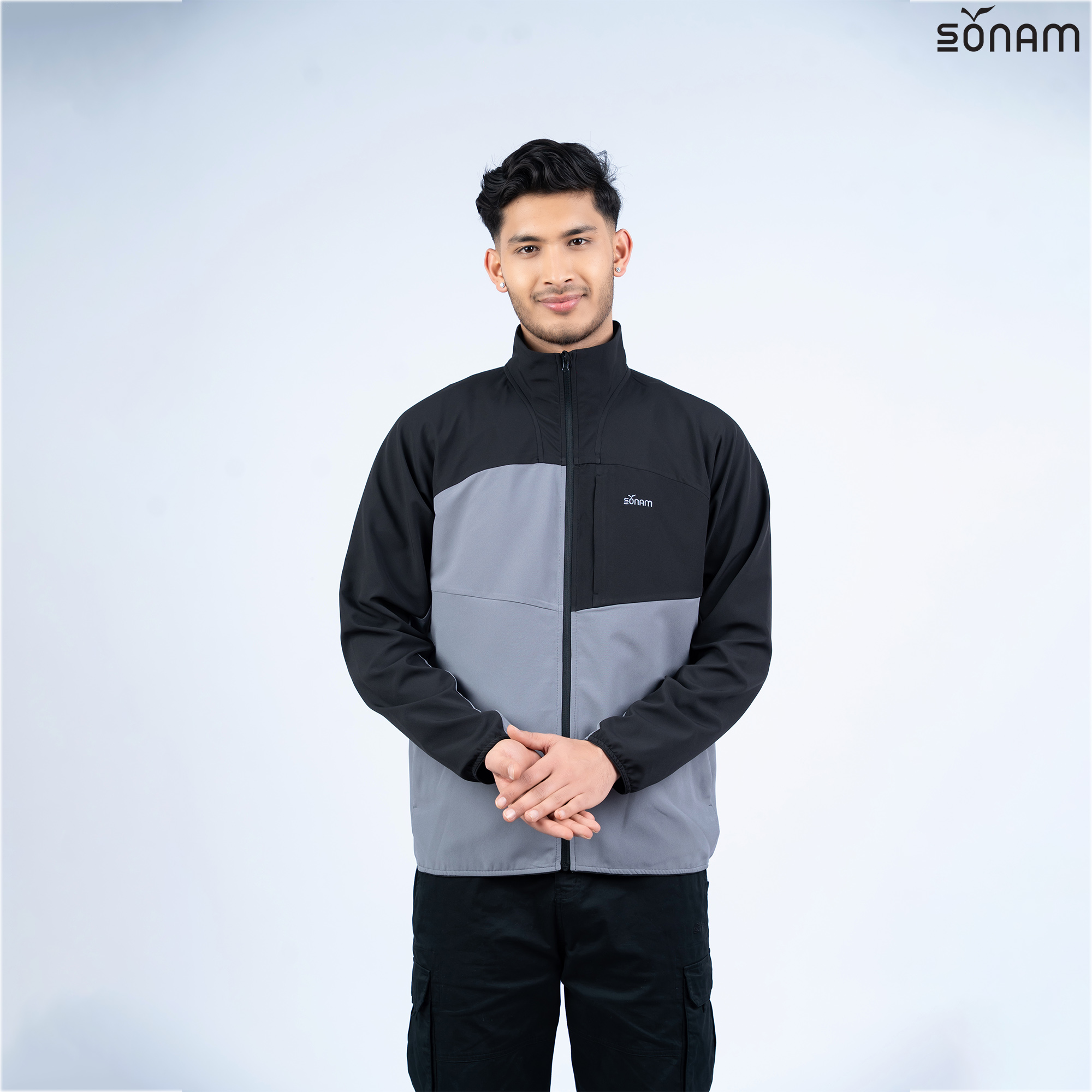 SONAM TSEDANG MEN POP DOTTED COTTON WINDCHEATER (SS2026) #2836