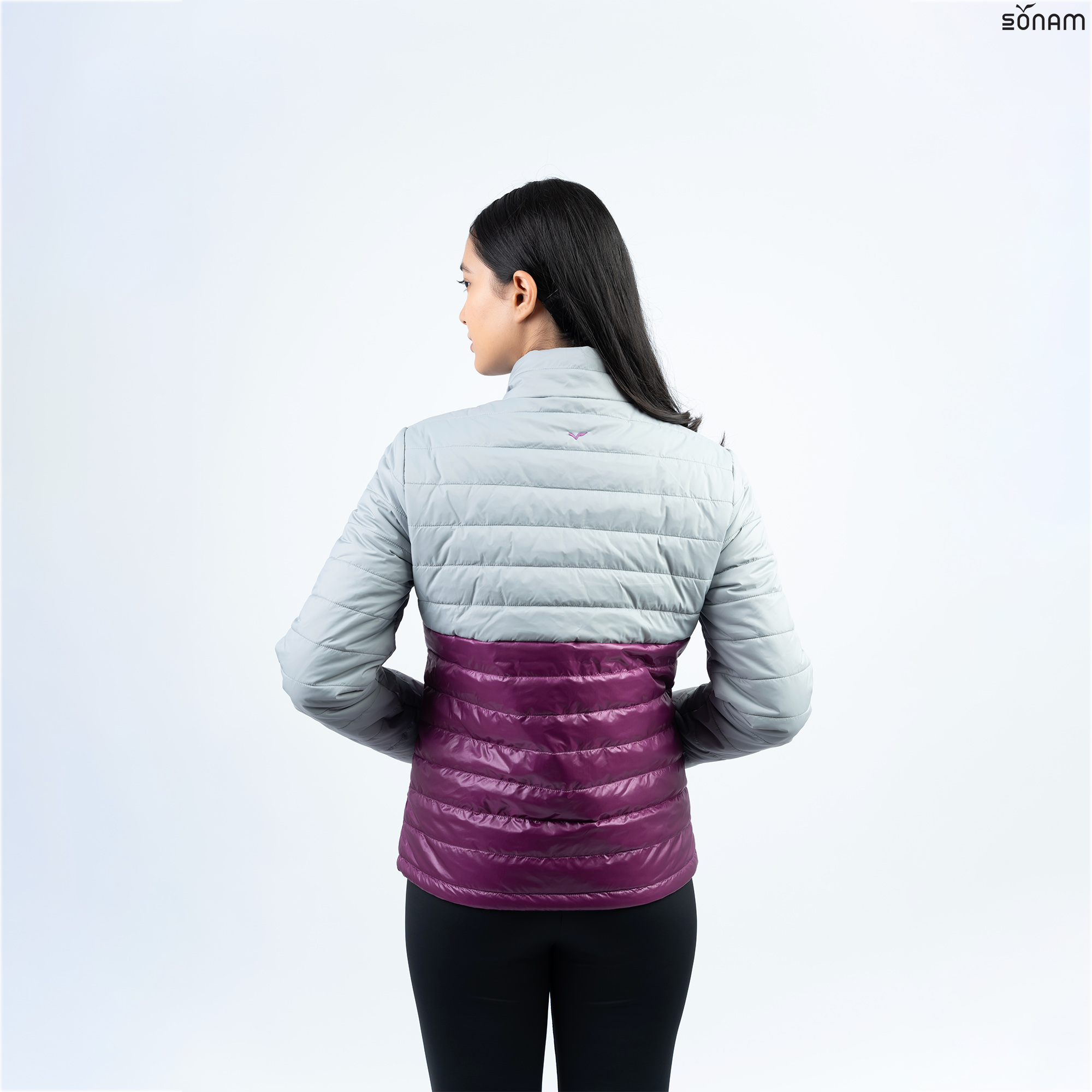 SONAM PEMA WOMEN'S SHINY+MATTE TAFFETA 200 GSM INSULATED JACKET (FW2025) #2719