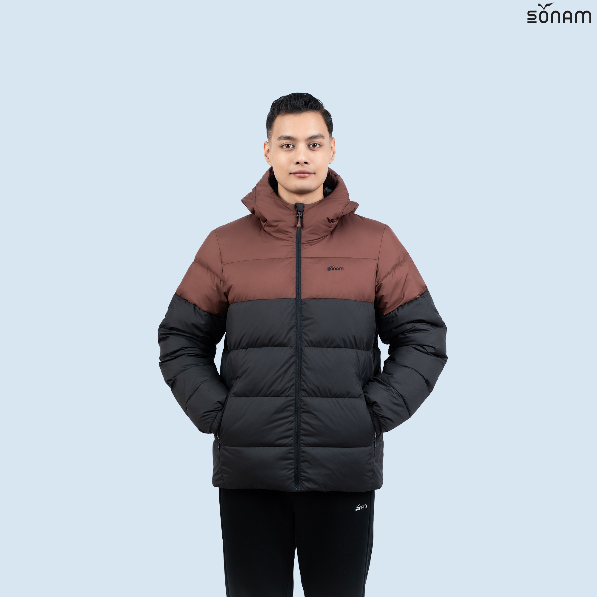 SONAM TSEWANG MEN'S POLYPONGEE POP LIGHT DOWN JACKET (FW2025) #2813