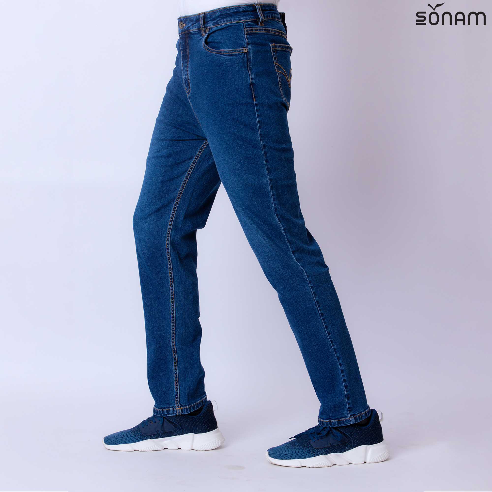 SONAM SOMBA MEN'S DENIM PANT (SS2024) #2421 B