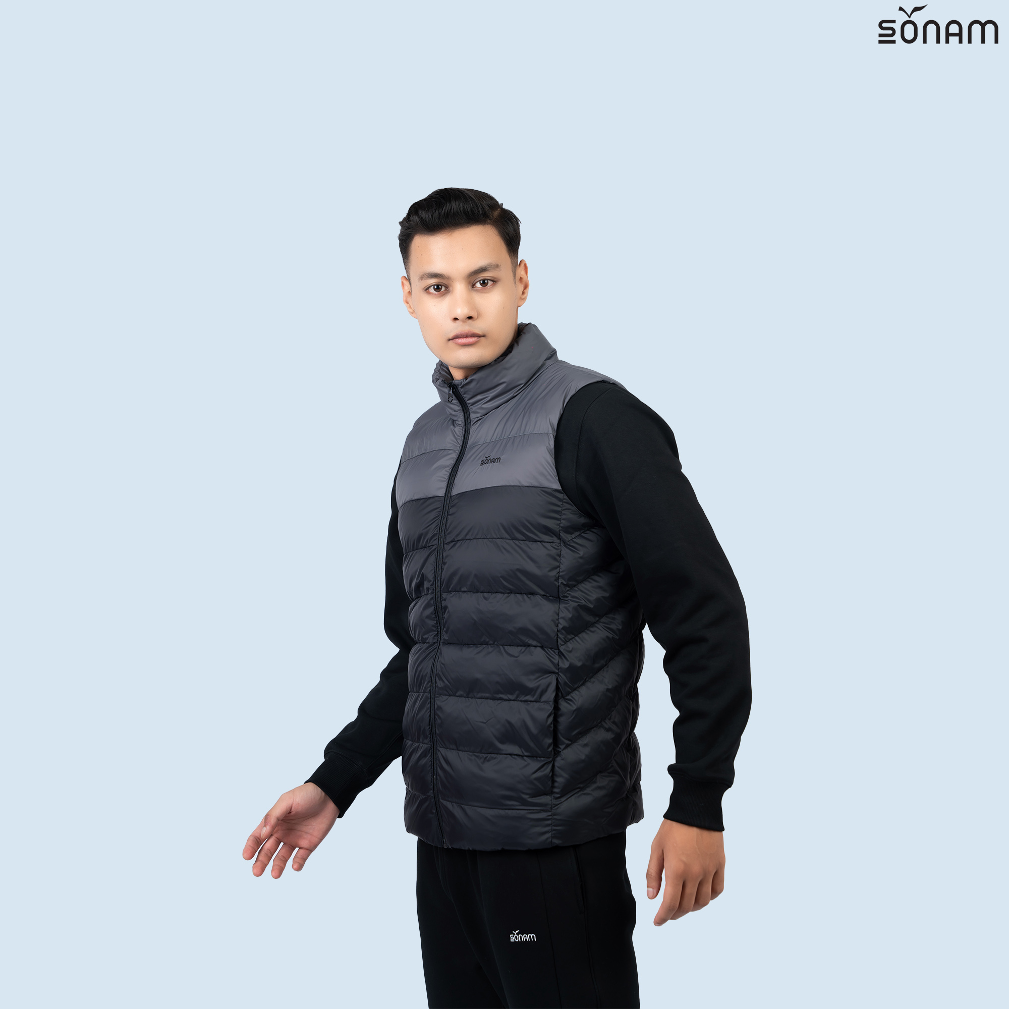 SONAM APA MEN'S MATTE TAFFETA THERMOFIBER POP VEST (FW2025) #2725