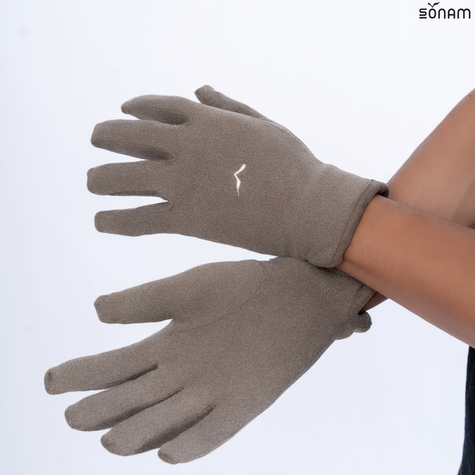 SONAM YARA FLEECE GLOVES WITH FUR (FW2024) #2034_02