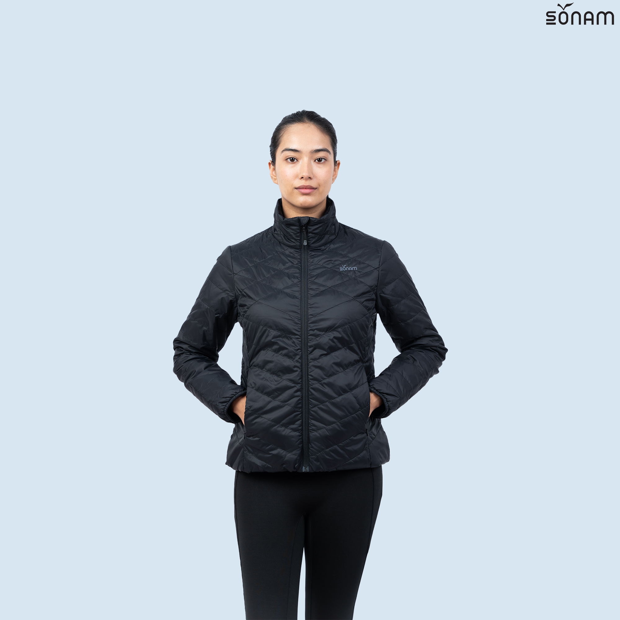 SONAM INDIRA WOMENS MATTE TAFFETA 100GSM INSULATED JACKET (FW2025) #2730