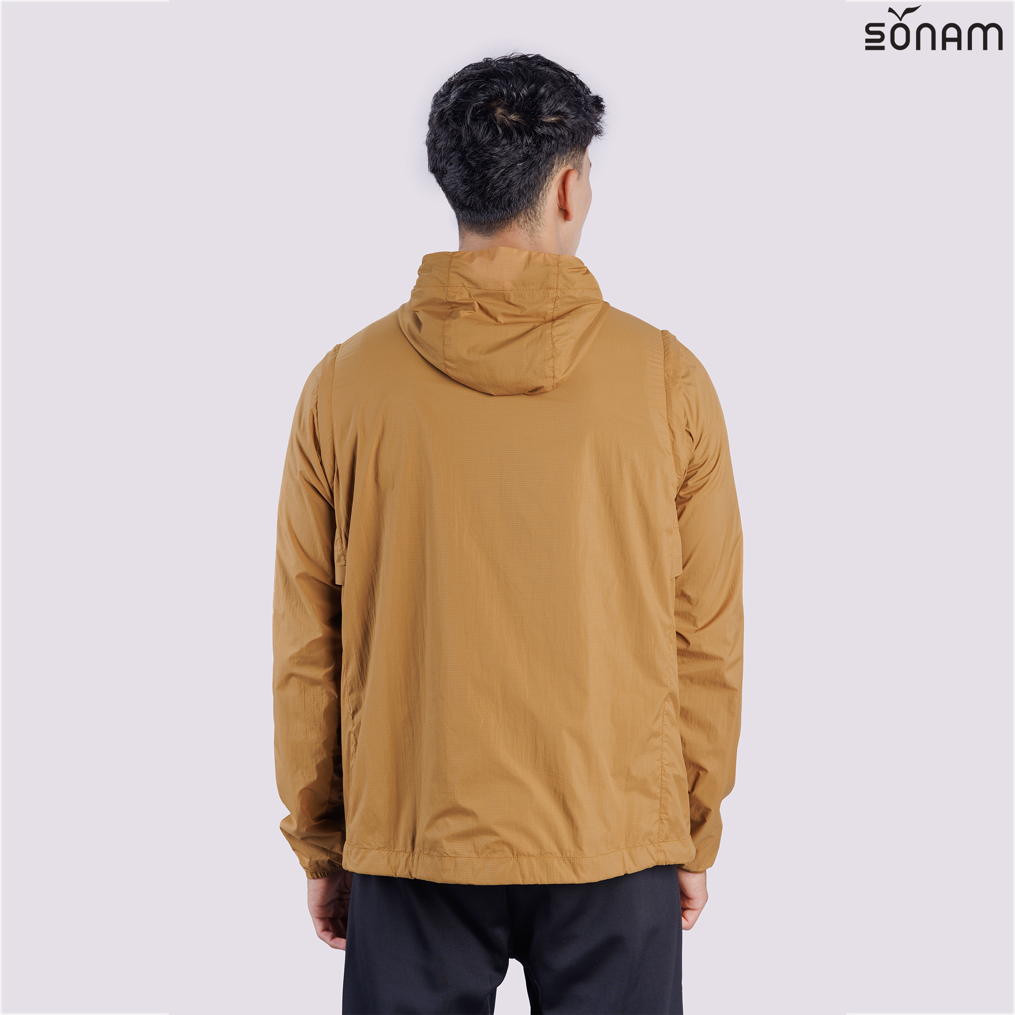 SONAM JAMLING MEN'S SKIN WEAR WINDPROOF WINDCHEATER WITH DETACHABLE SLEEVE (SS2025) #2654