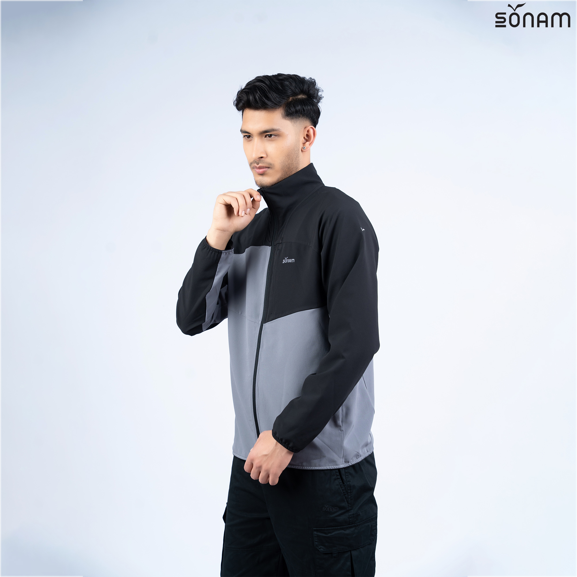 SONAM TSEDANG MEN POP DOTTED COTTON WINDCHEATER (SS2026) #2836