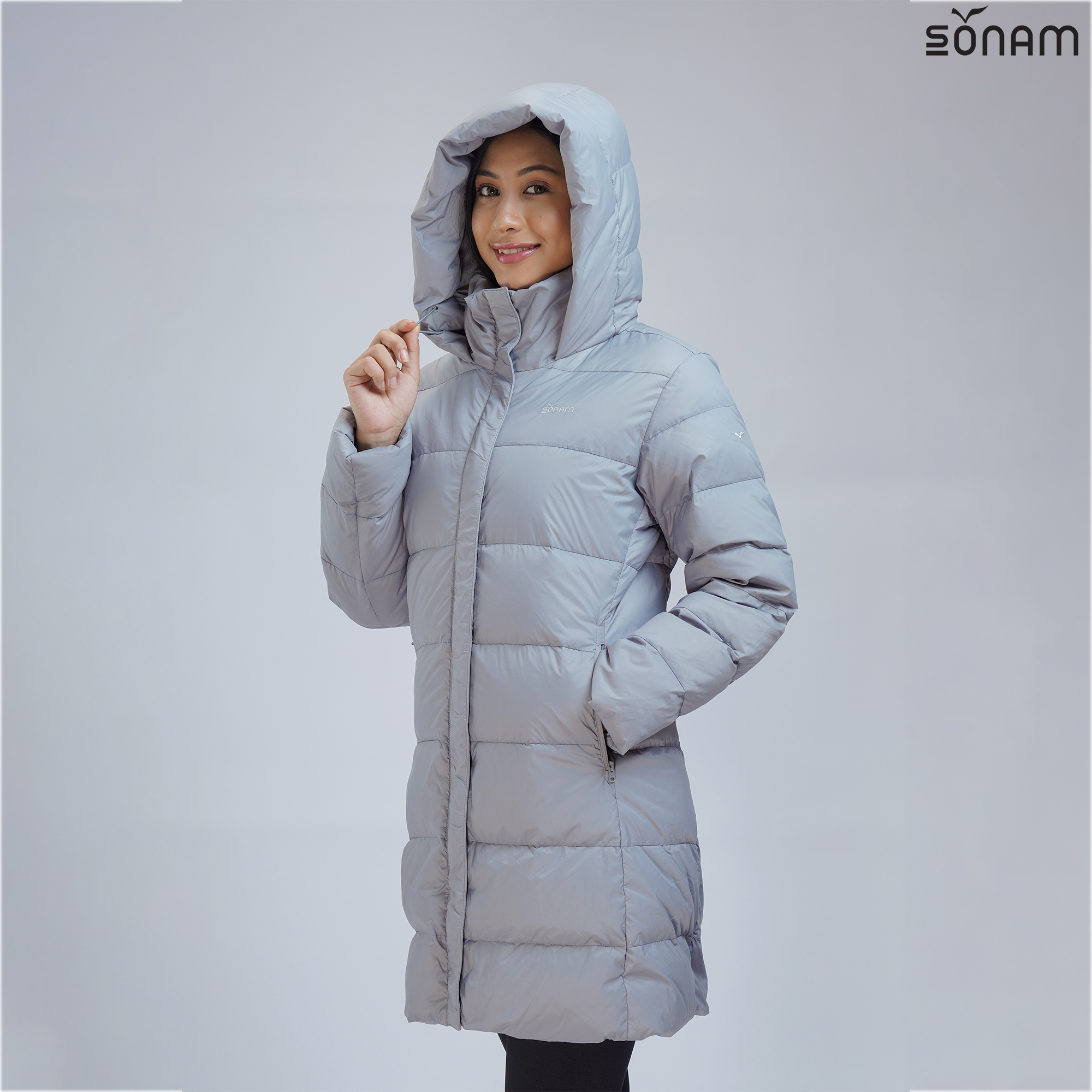 SONAM LASYA WOMEN'S MATTE LONG DOWN JACKET(FW2023) #1873 