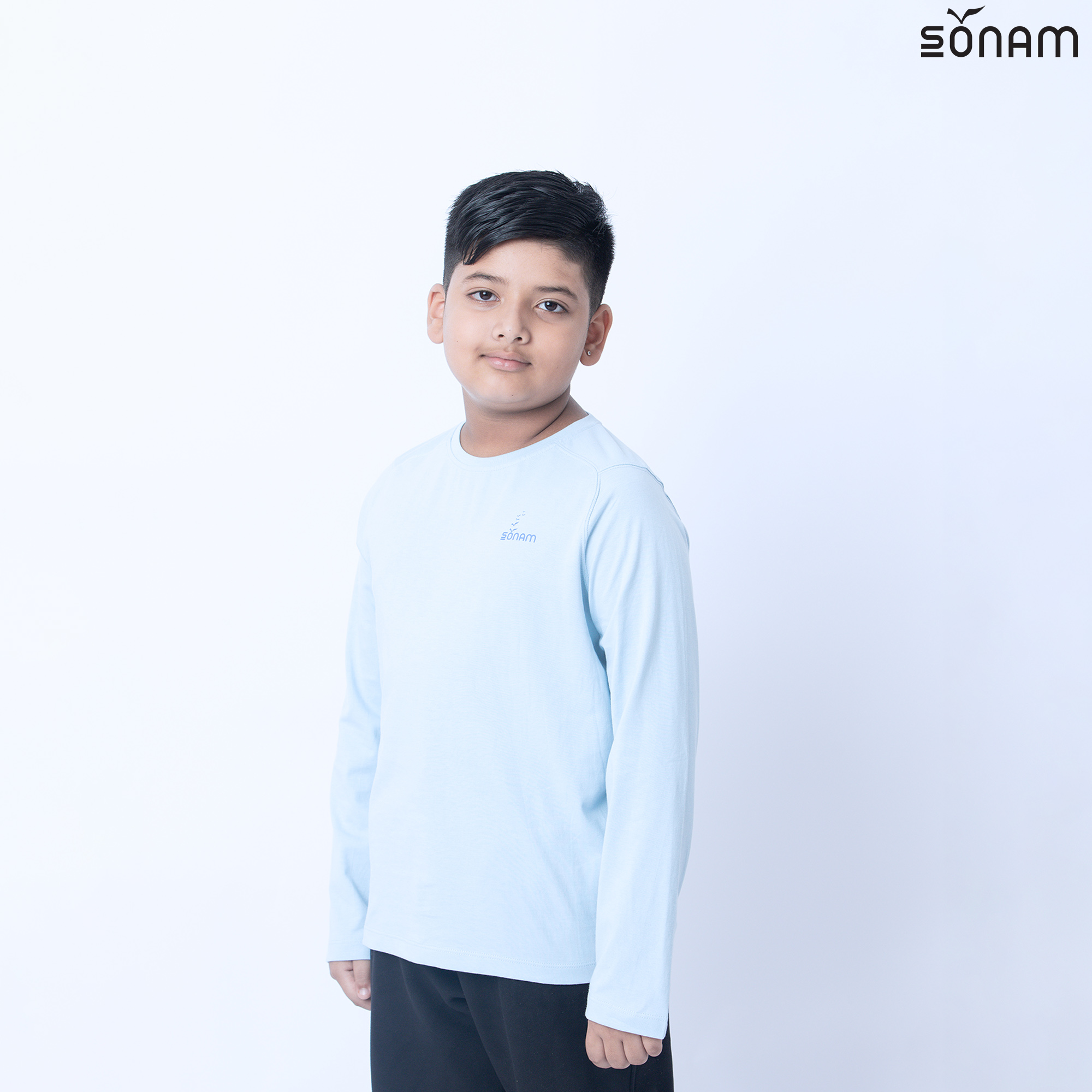 SONAM ANZON KIDS SINGLE JERSEY FULL SLEEVE T-SHIRT (SS2024) #2344