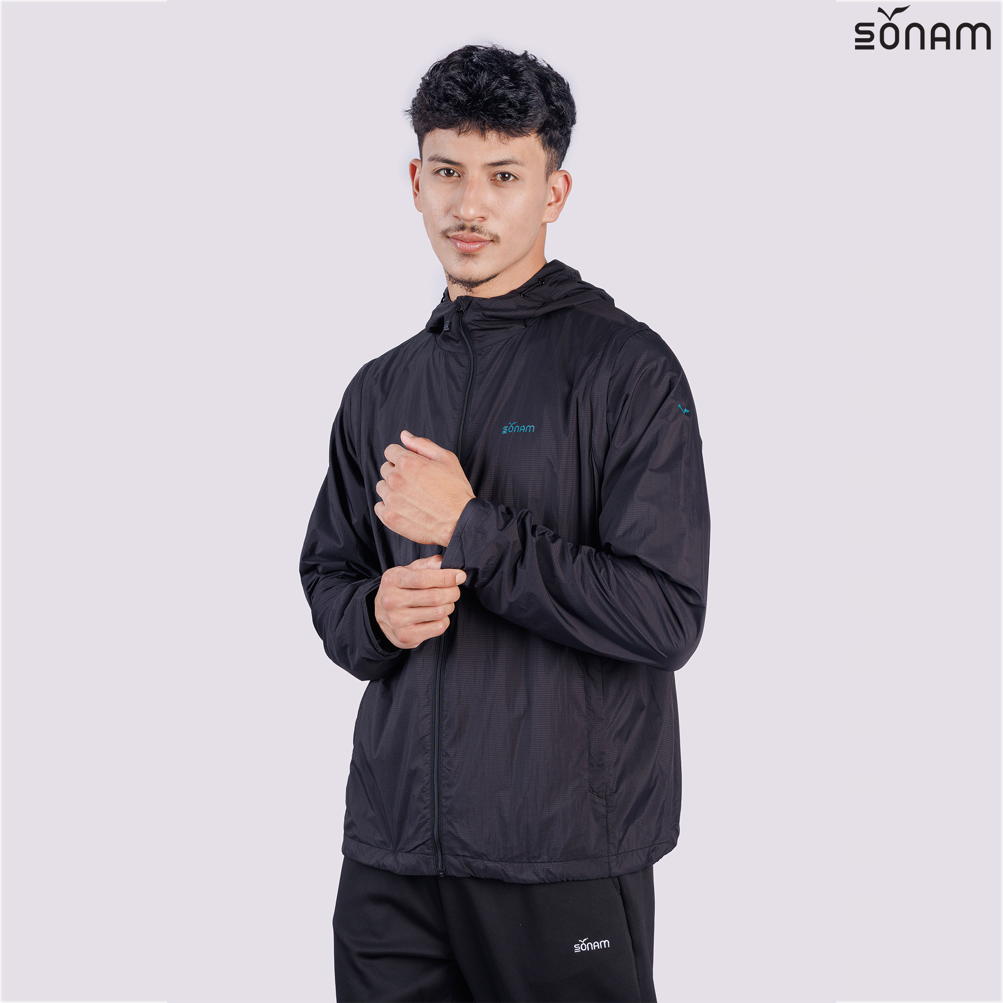 SONAM JAMLING MEN'S SKIN WEAR WINDPROOF WINDCHEATER WITH DETACHABLE SLEEVE (SS2025) #2654