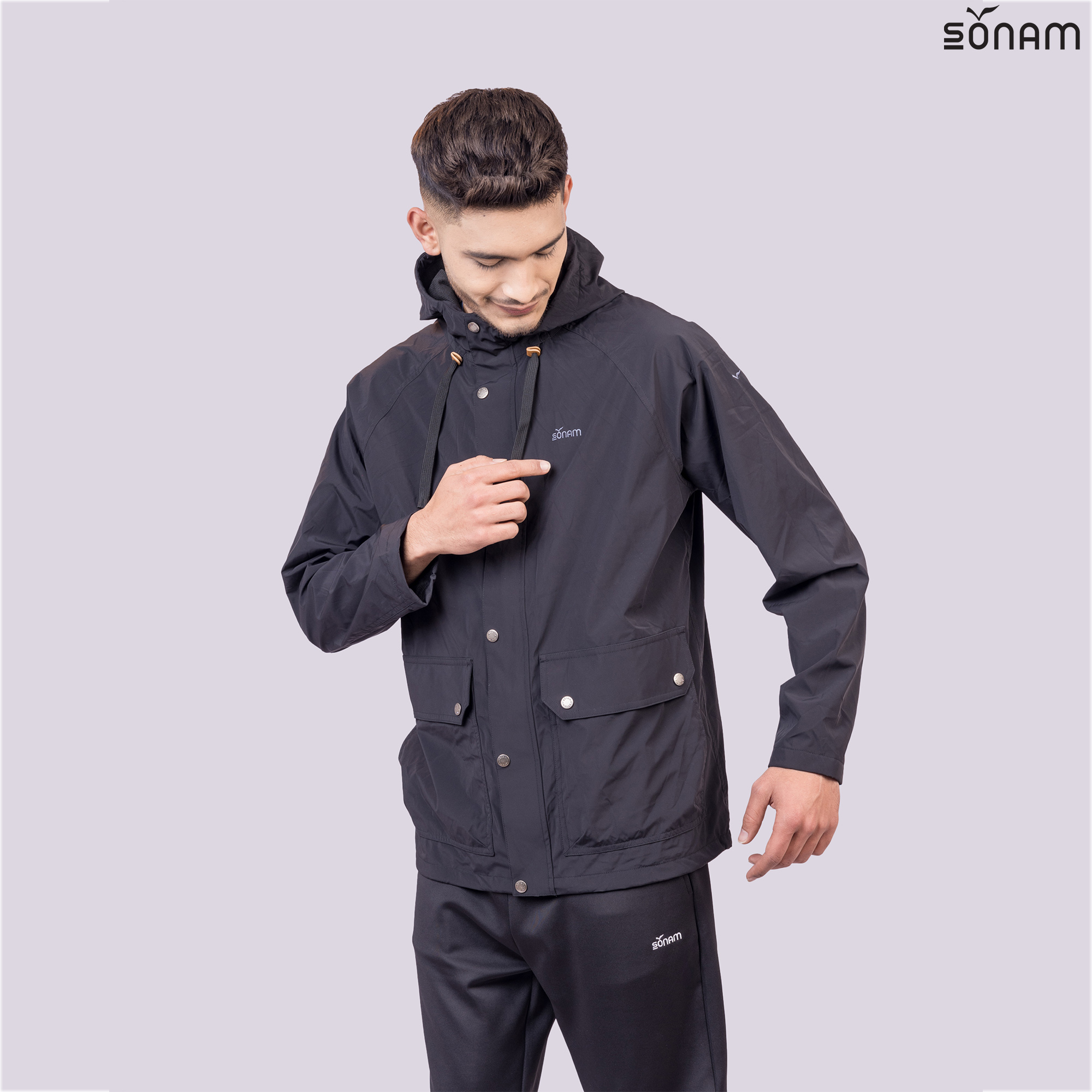 SONAM CHINPA MEN'S 3 LAYER JACKET WITH NET (SS2025) #2521