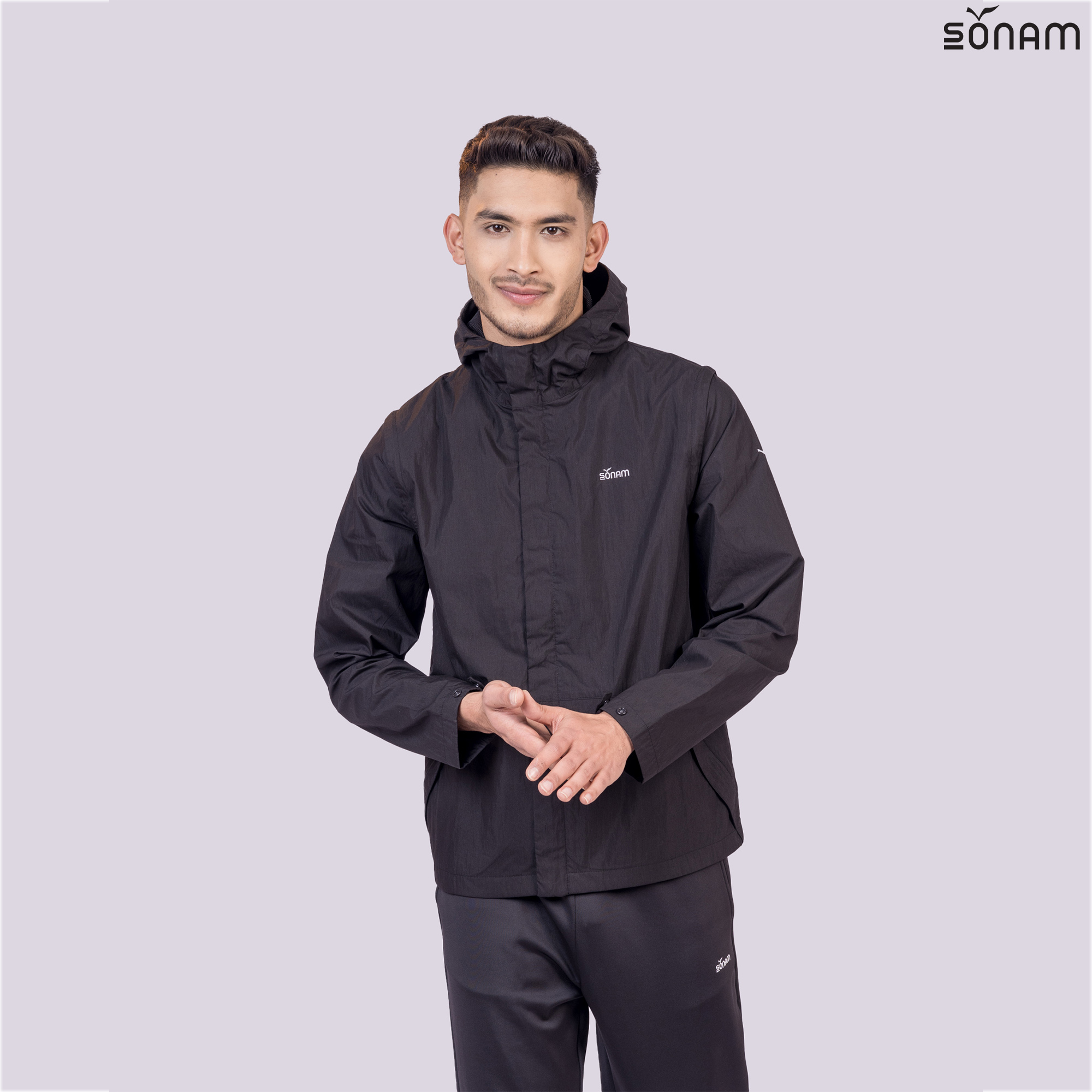 SONAM TAKEO MEN'S JACKET WITH DETACHABLE SLEEVE (SS2025) #2587