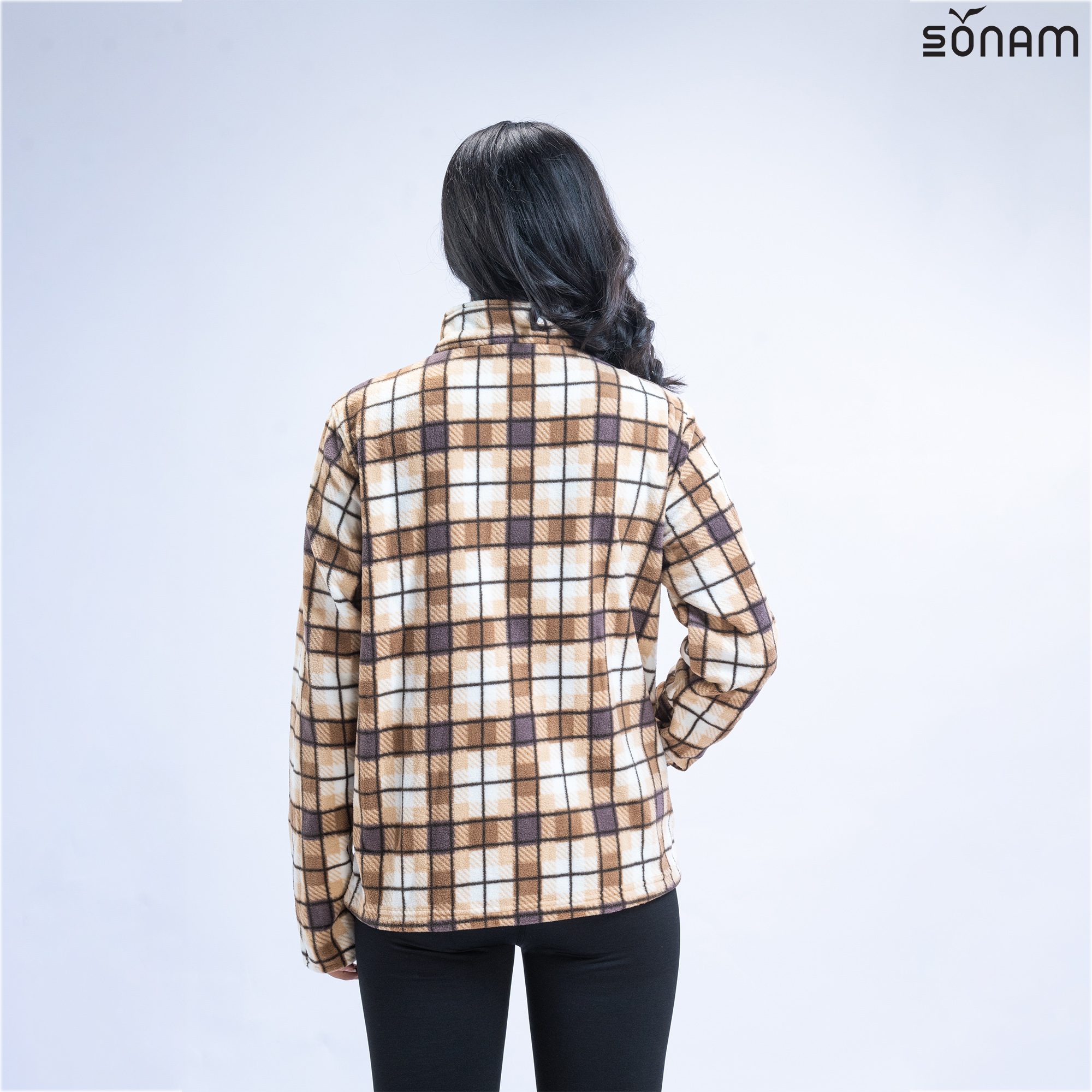 SONAM WANGDAK UNISEX PLAID MICROTOP (FW2023) #2197
