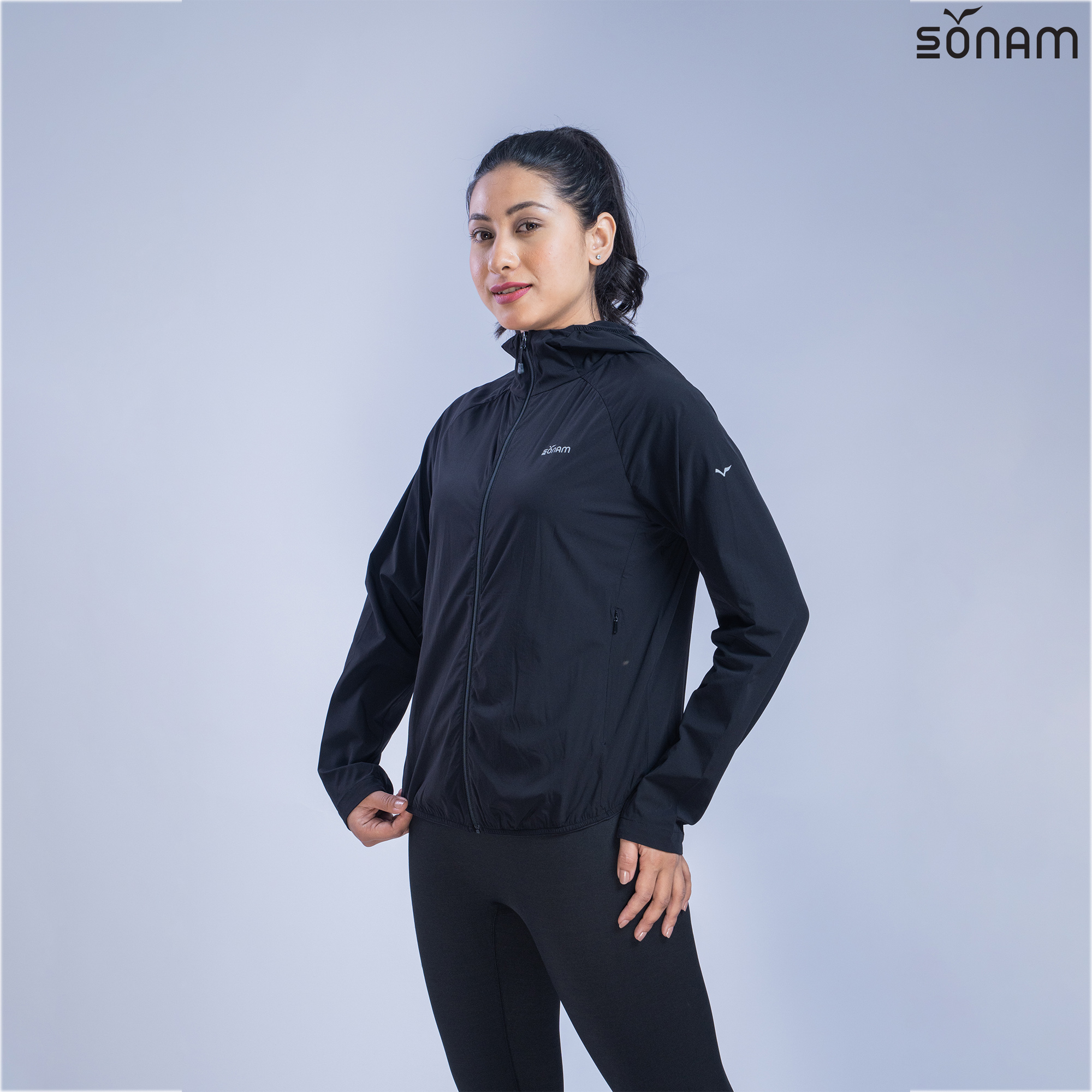 SONAM TENBA WOMEN'S THIN WINDCHEATER (SS2024) #2358 B