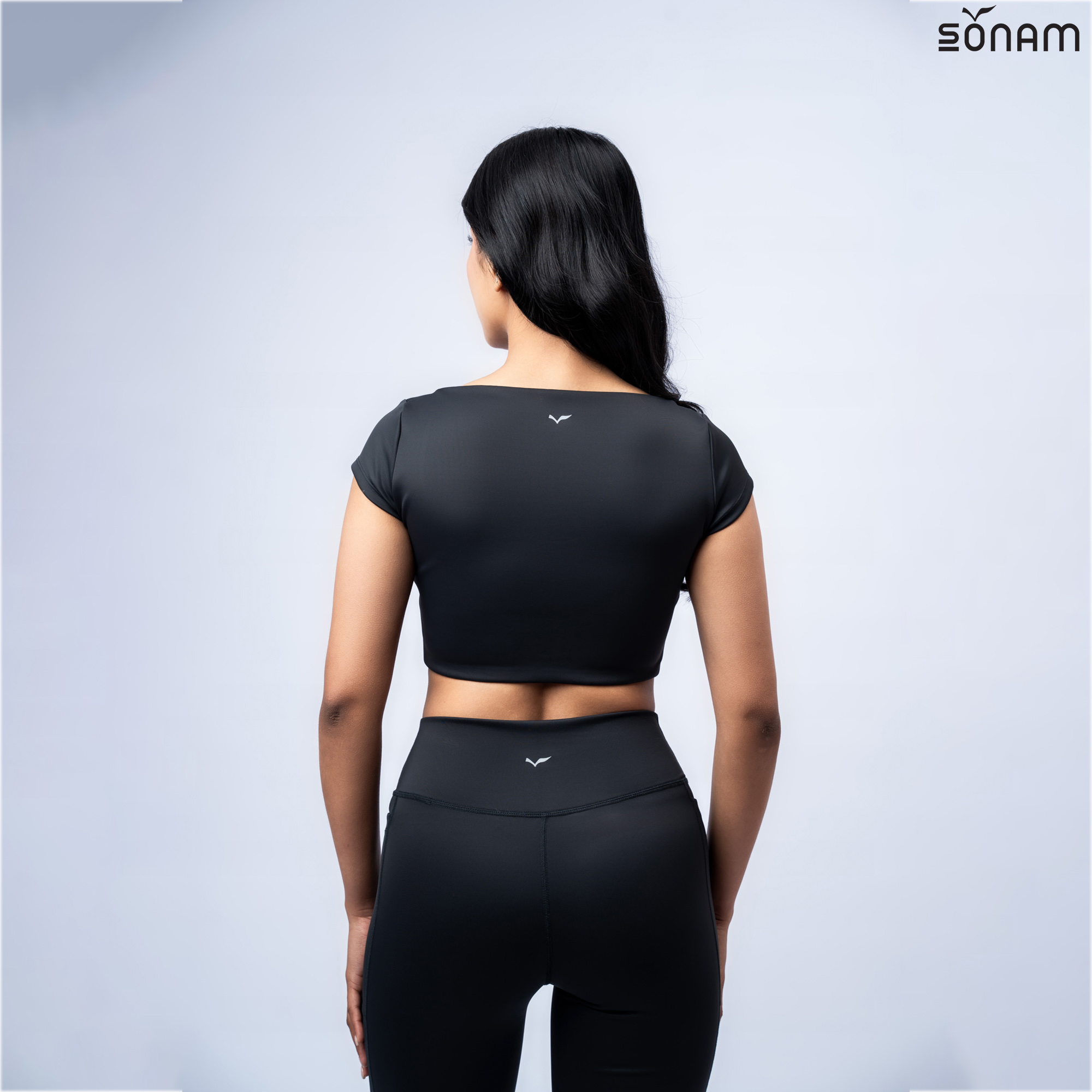SONAM KUNSEL WOMEN'S SCUBA SPANDEX CROP TOP (SS2026) #2890