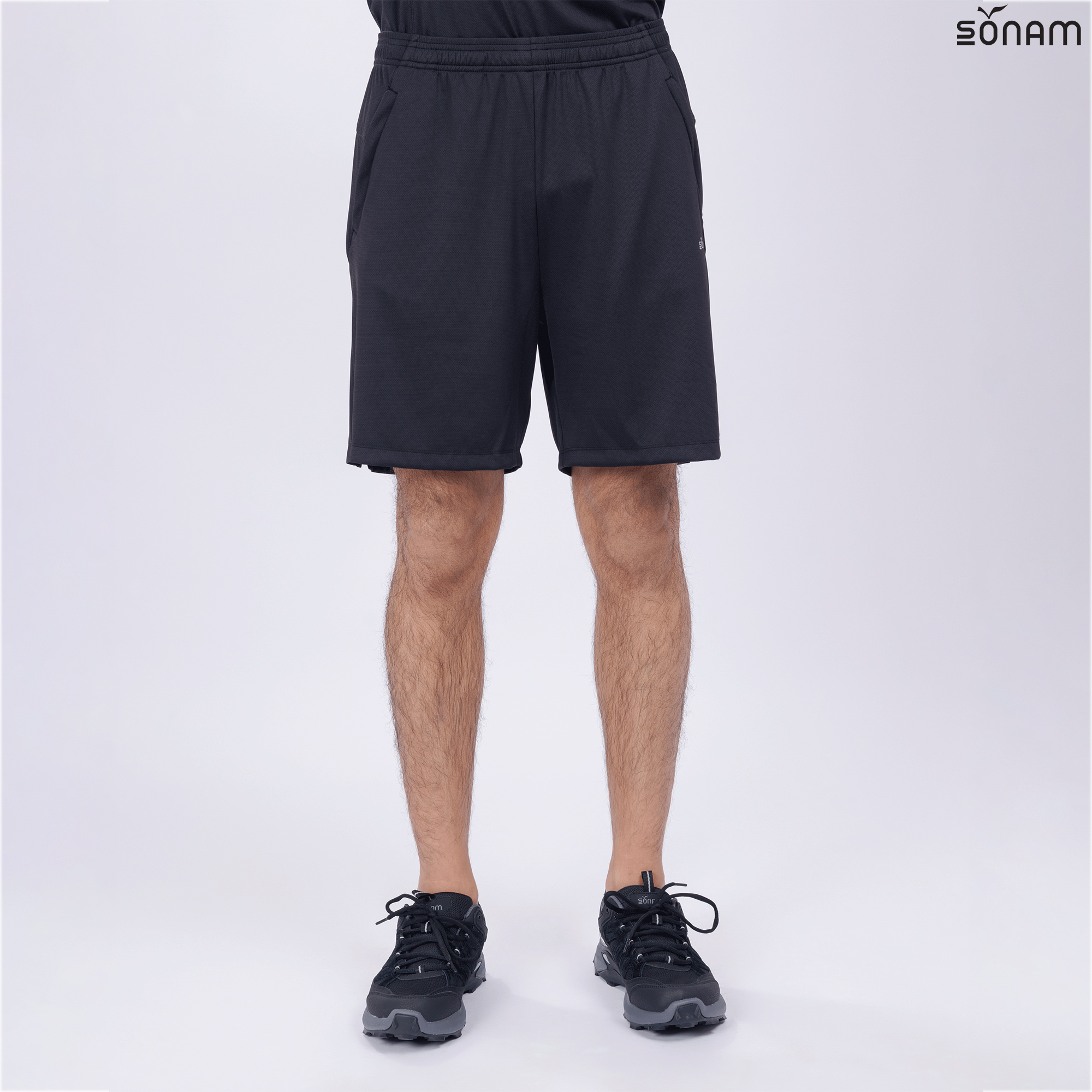 SONAM WANGLE MEN'S BASKET WEAVE DRY FIT SHORTS (SS2025) #2632