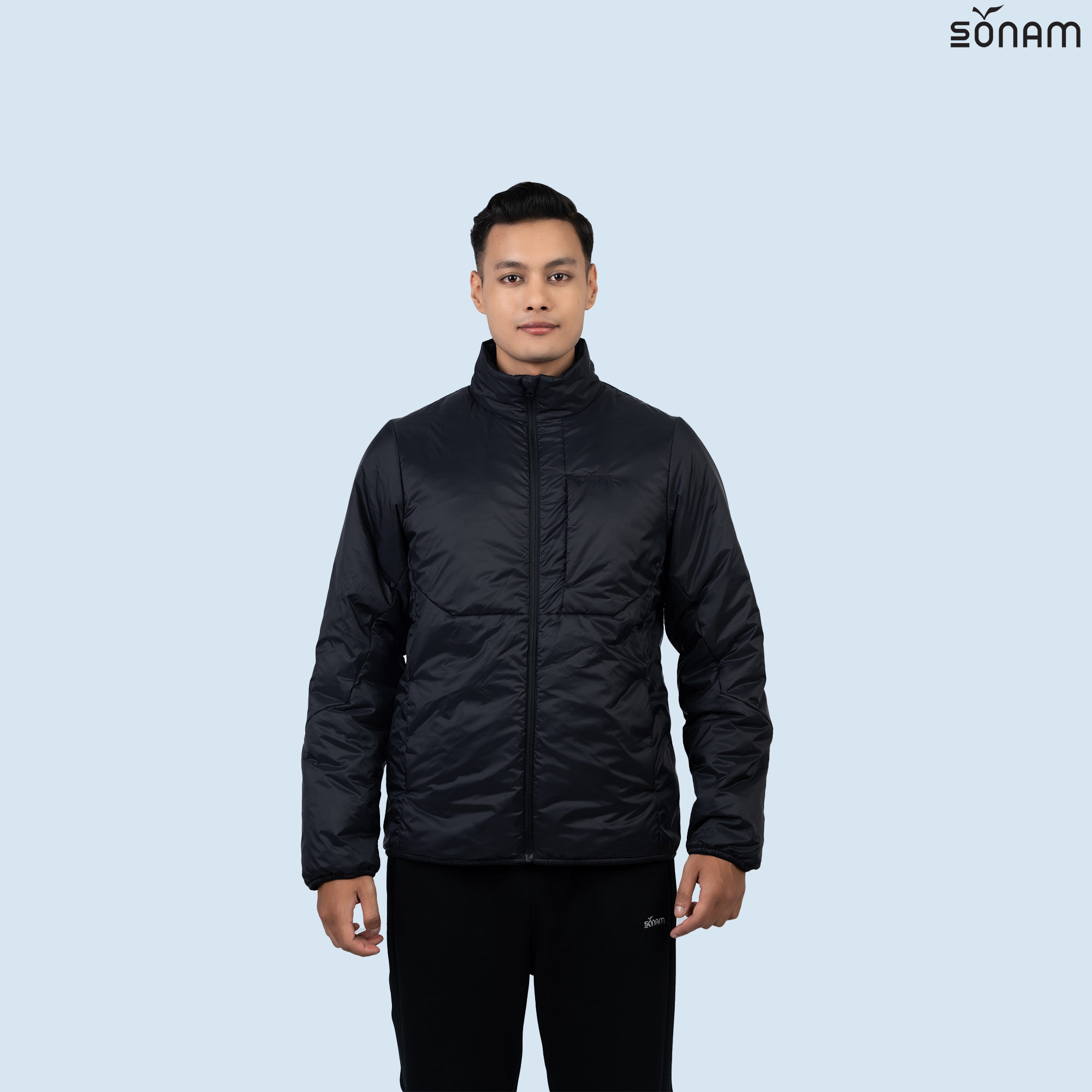 SONAM YAGKHYIL MENS MATTE TAFFETA NON-QUILTED 100 GSM INSULATED JACKET(FW2025) #2726