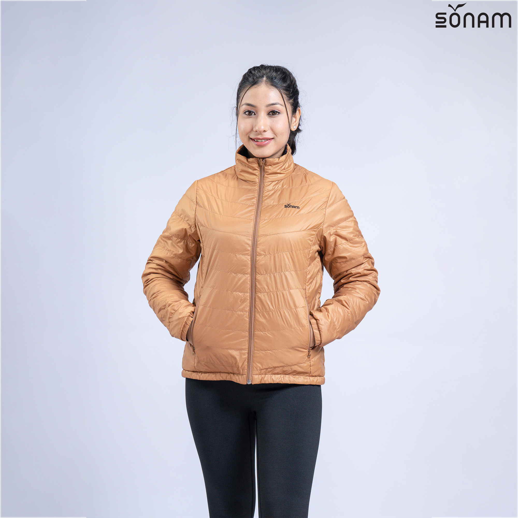 SONAM PHURBU WOMENS 50+50 GSM PRIMOLOFT REVERSIBLE JACKET (FW2023) #2222