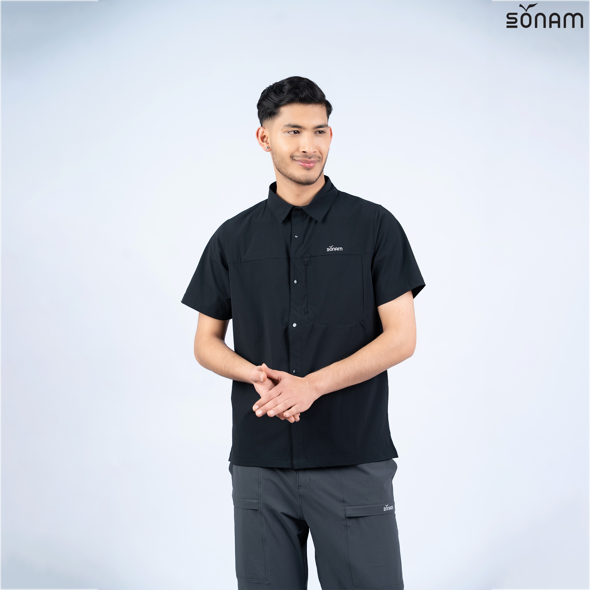 SONAM DAAWA MEN'S HALF SLEEVE HIKING SHIRT (SS2026) #2884