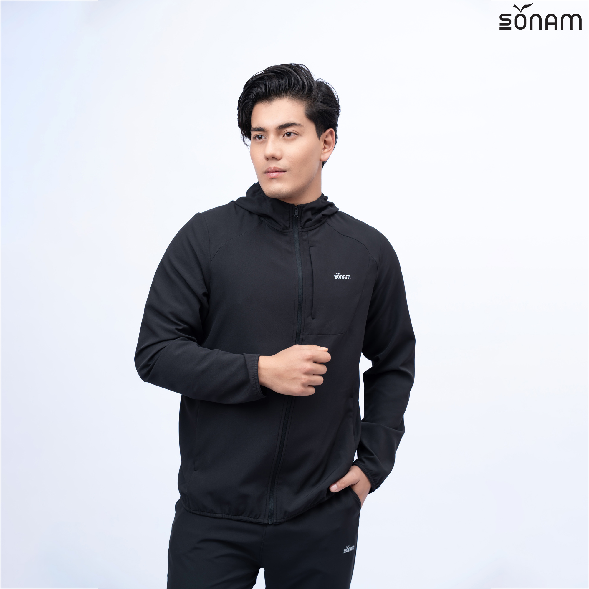 SONAM YAMDROK MEN'S DOTTED COTTON WINDCHEATER (SS2026) #2835