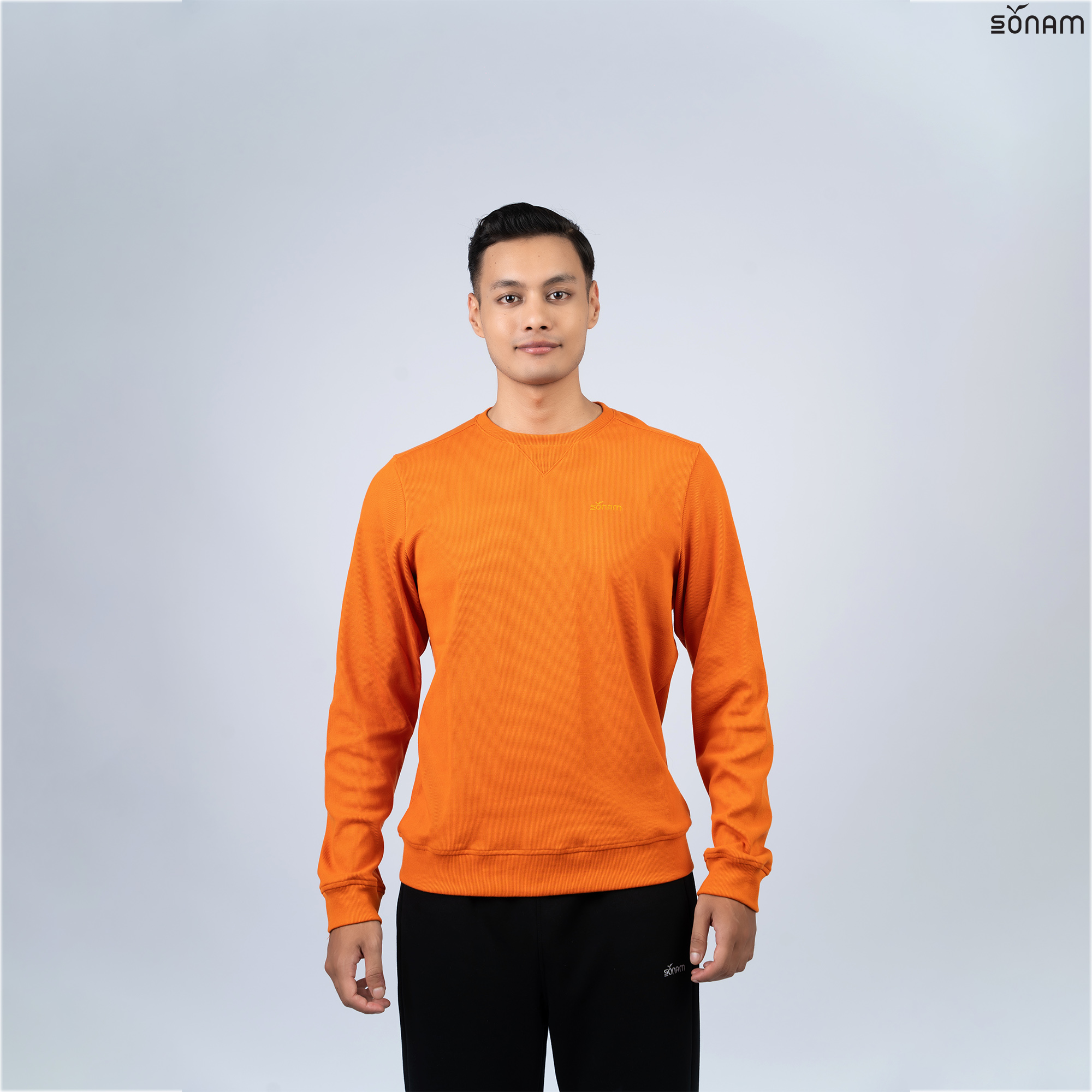 SONAM ROLWALING MEN'S RIBBED SWEATSHIRT (FW2025) #2782