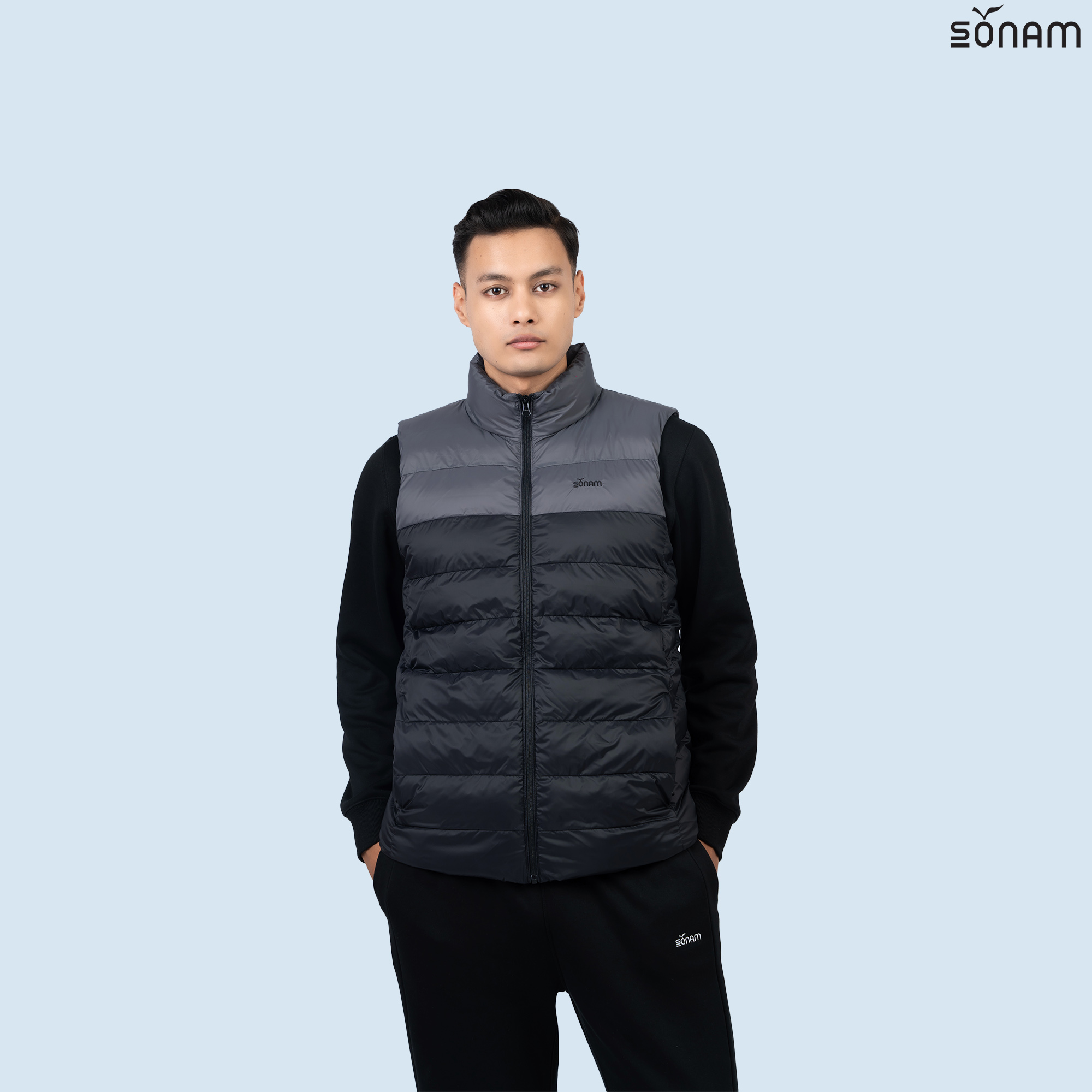 SONAM APA MEN'S MATTE TAFFETA THERMOFIBER POP VEST (FW2025) #2725