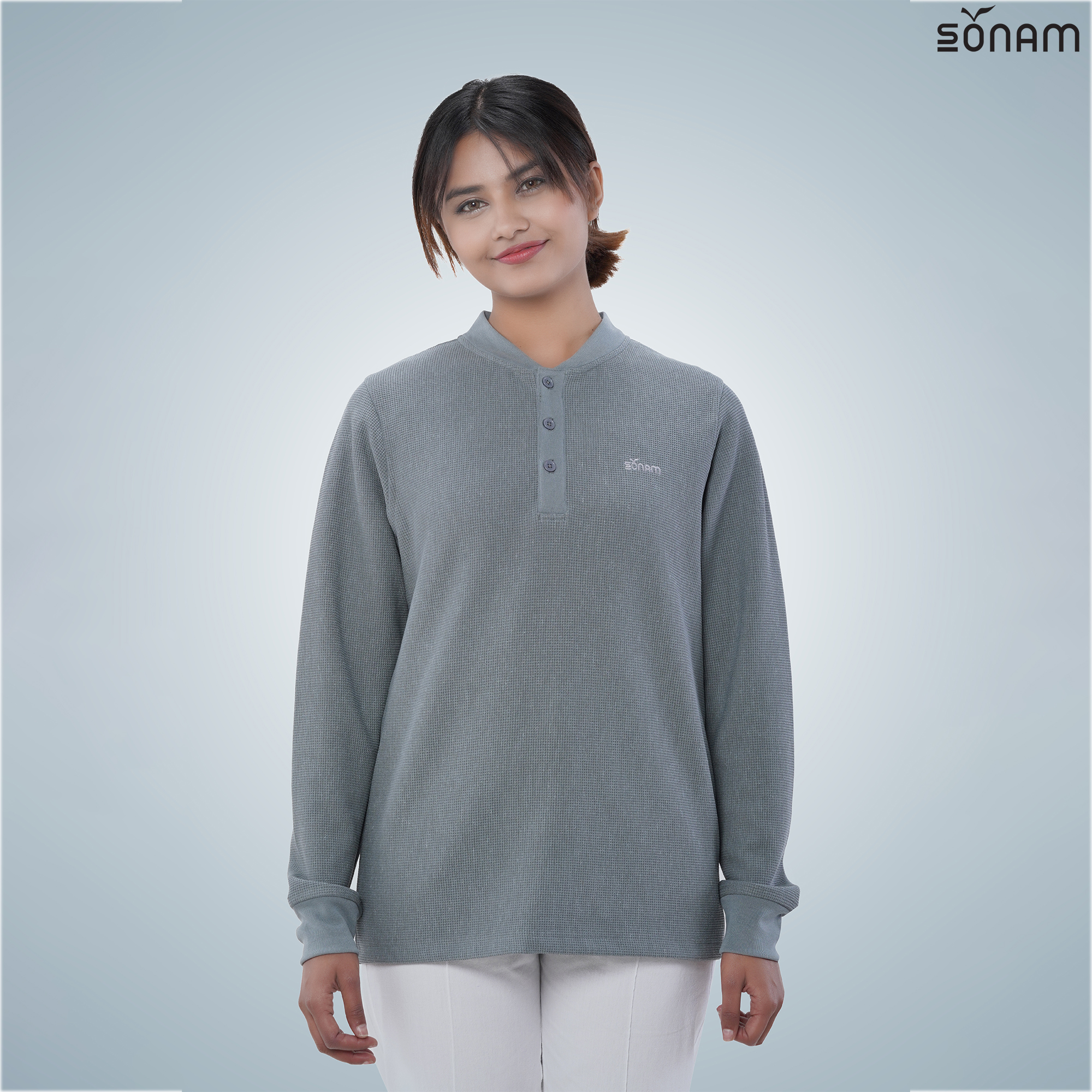 SONAM DORJNE UNISEX THIN WAFFLE SWEATSHIRT (SS 2023)  #2046