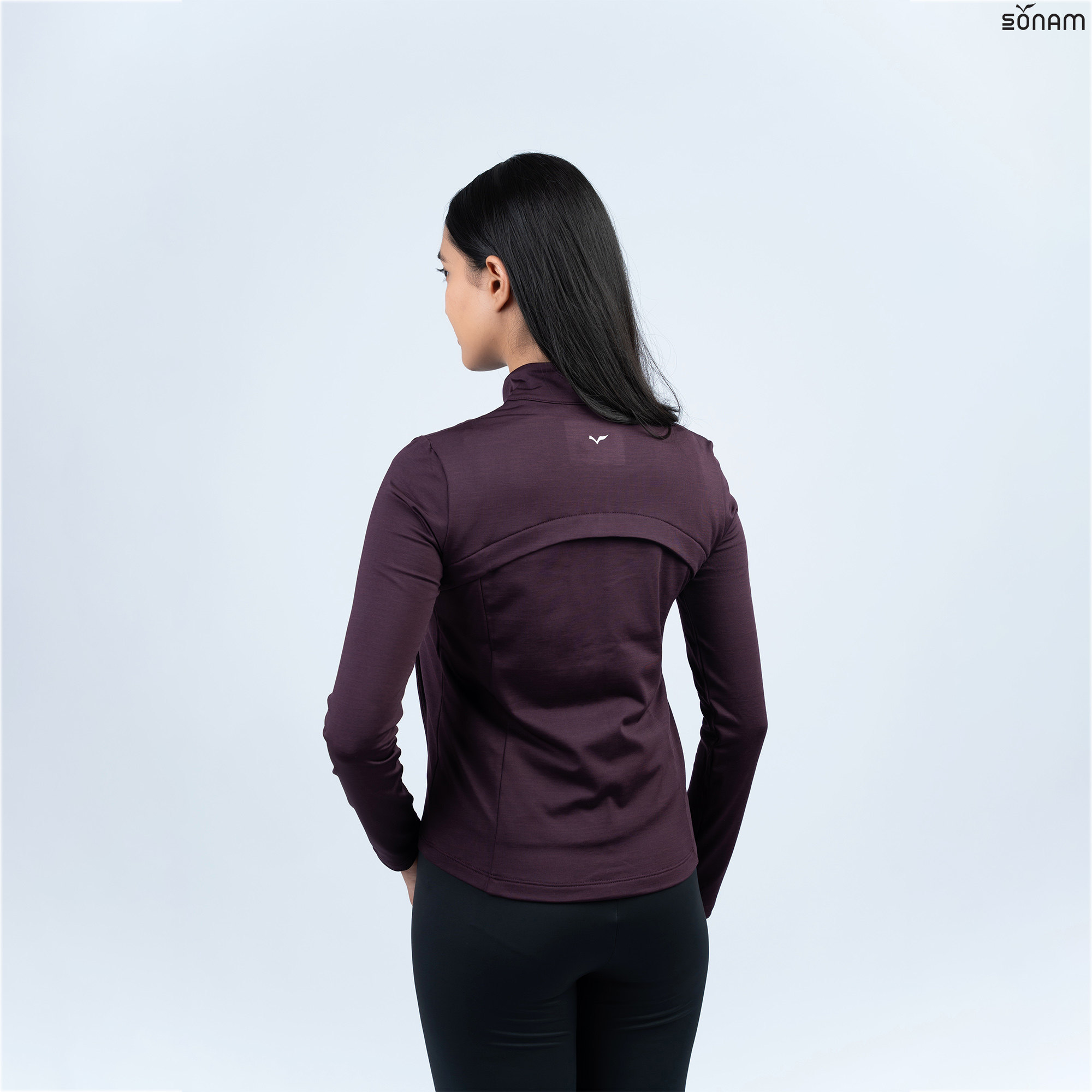 SONAM GYALTSEN WOMEN'S MILANGED FLEECE ACTIVE ZIPPED JACKET (FW2025) #2718