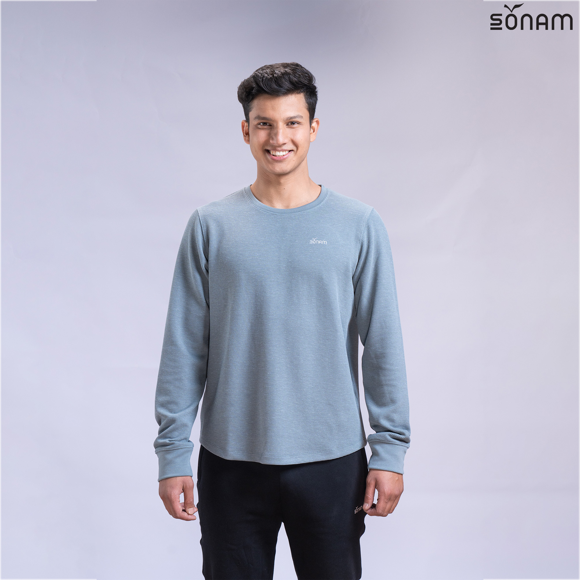 SONAM NAM-KHA UNISEX THIN WAFFLE SWEATSHIRT  (SS2024) #2320